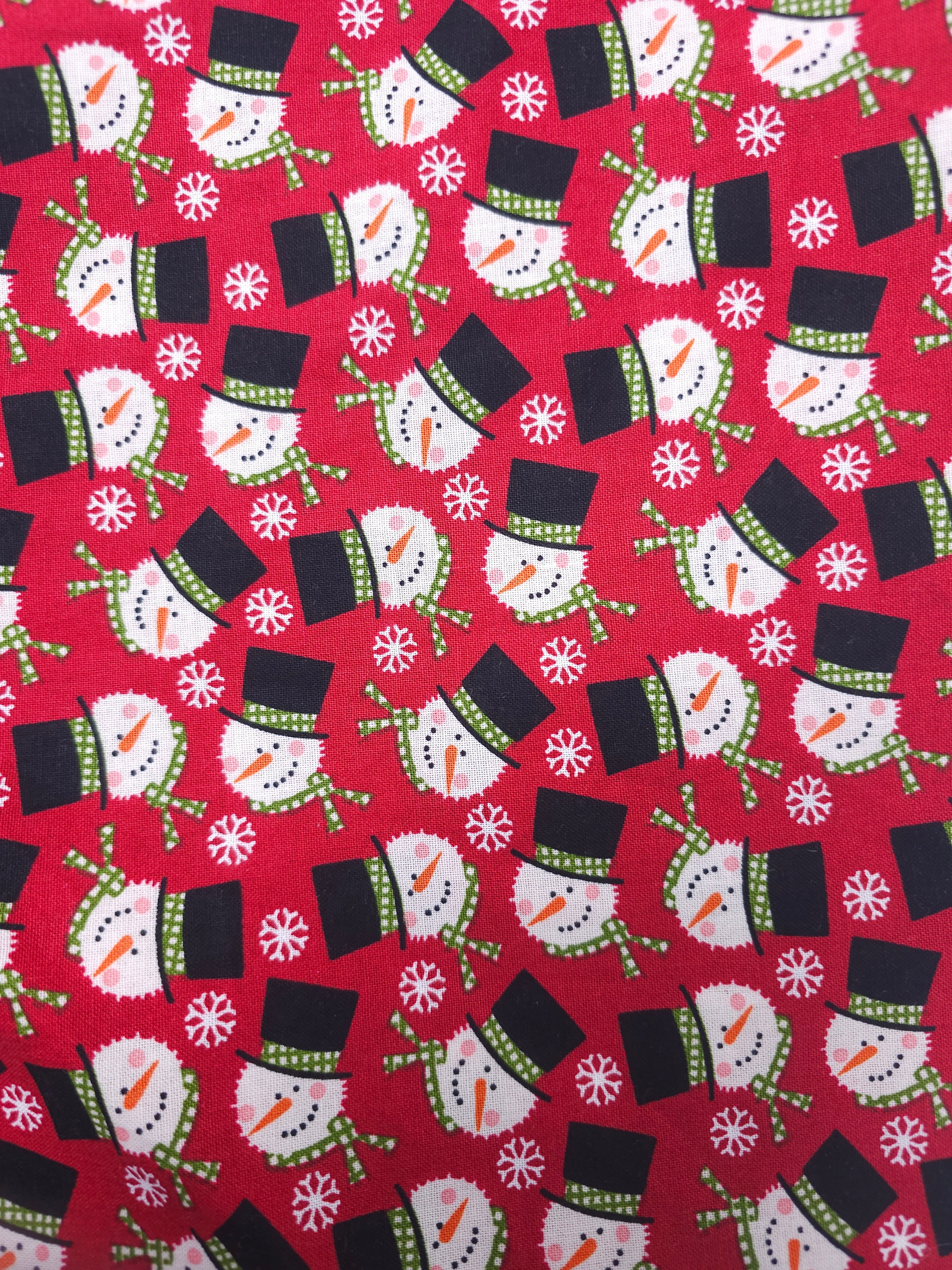 Red snowman Cotton- 1.8m