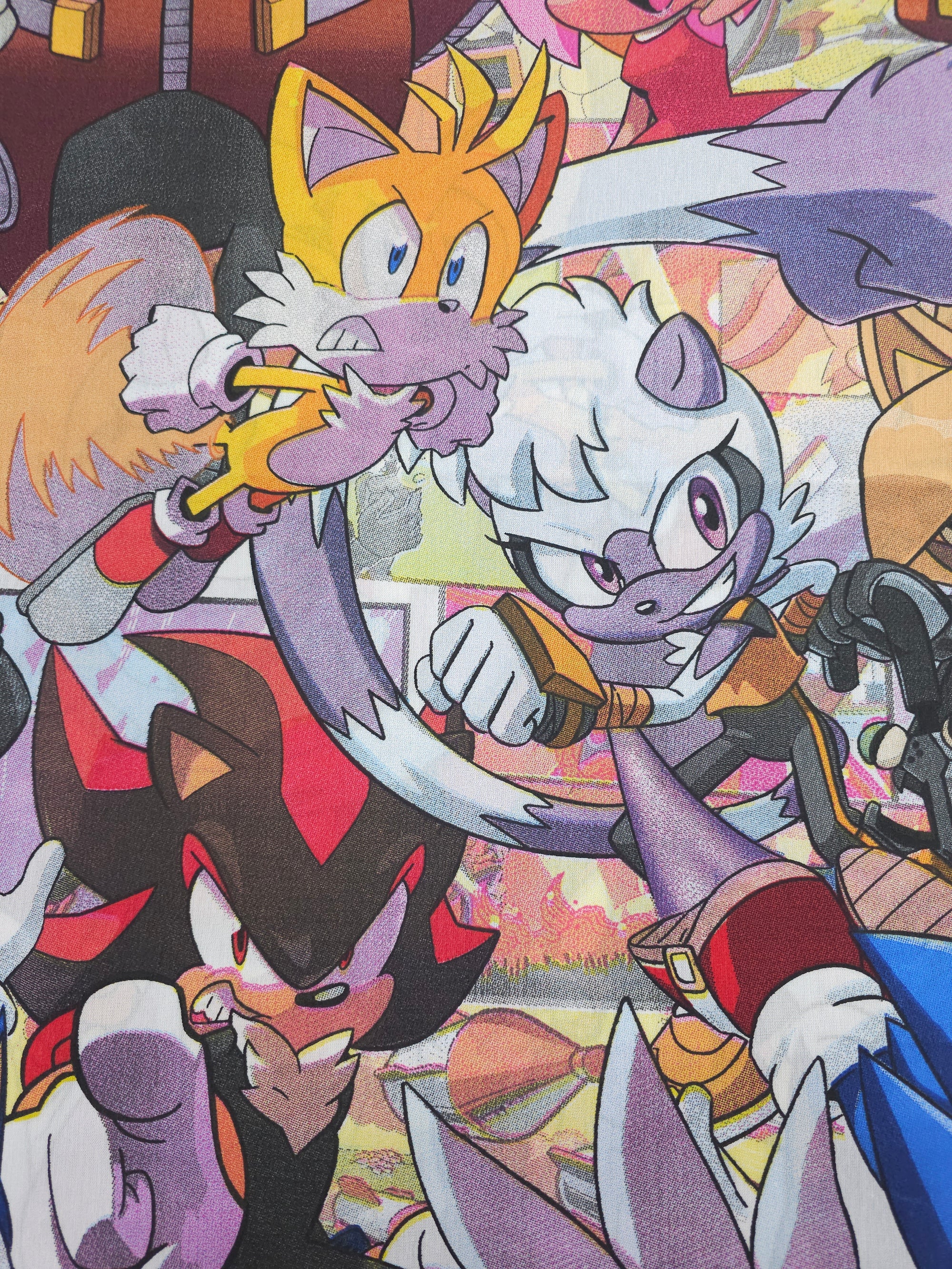 Sonic and Friends 100% Cotton 115" *EXTRA WIDE*