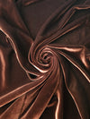 Chocolate Brown Viscose Velvet