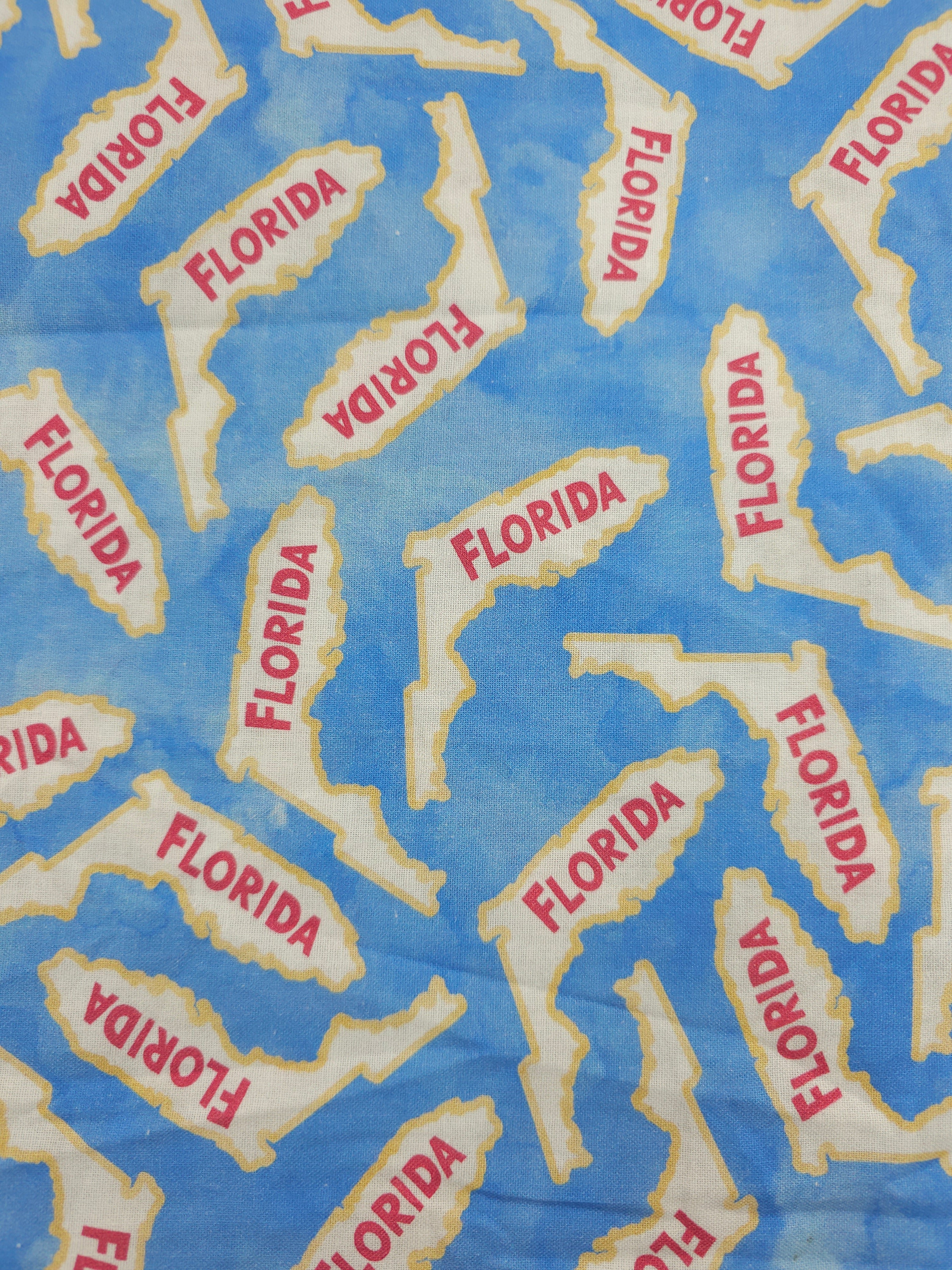 Florida Florida Florida 100% Cotton - 1.80m Piece