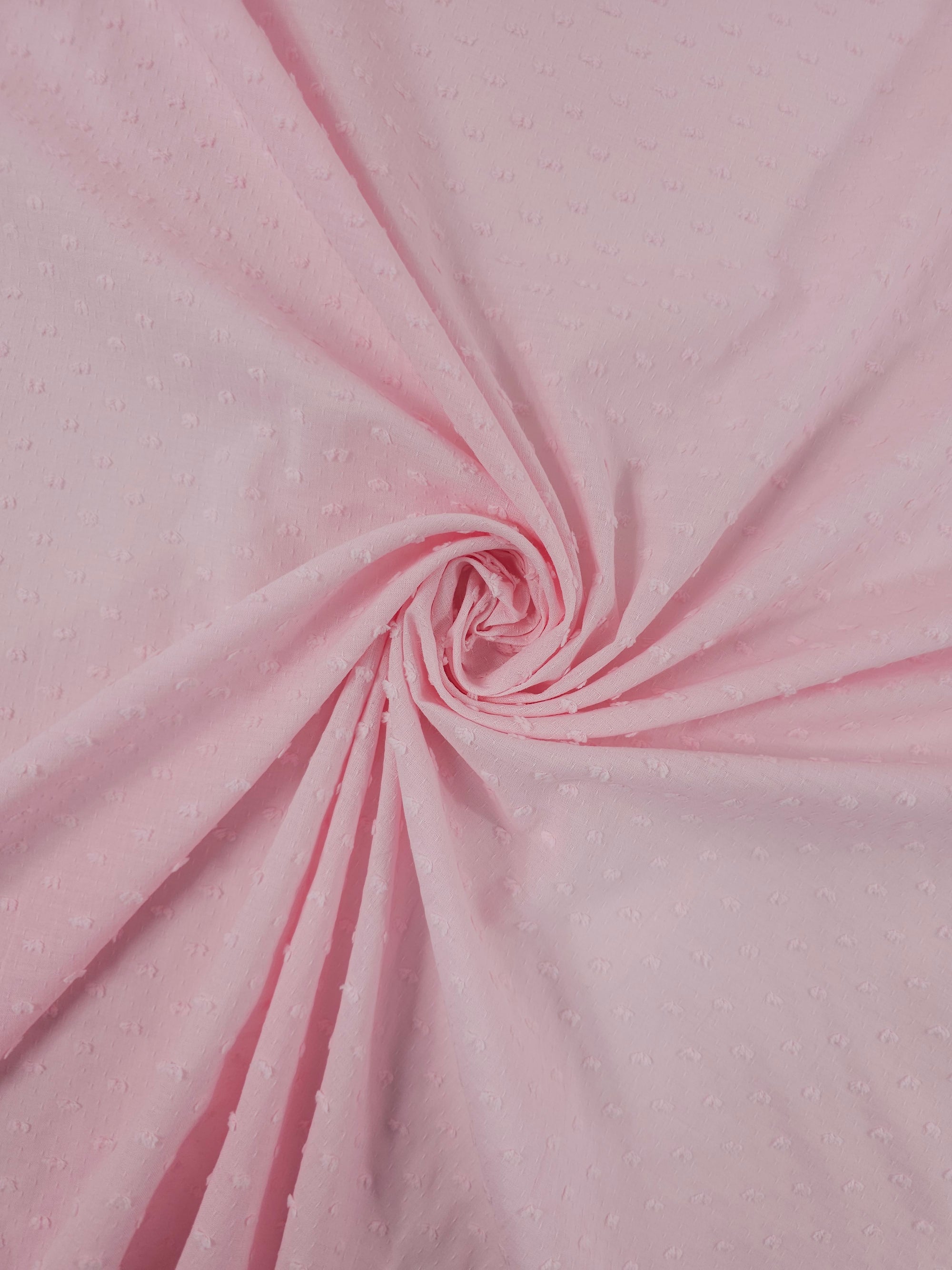 Pink Dobby Lightweight Cotton