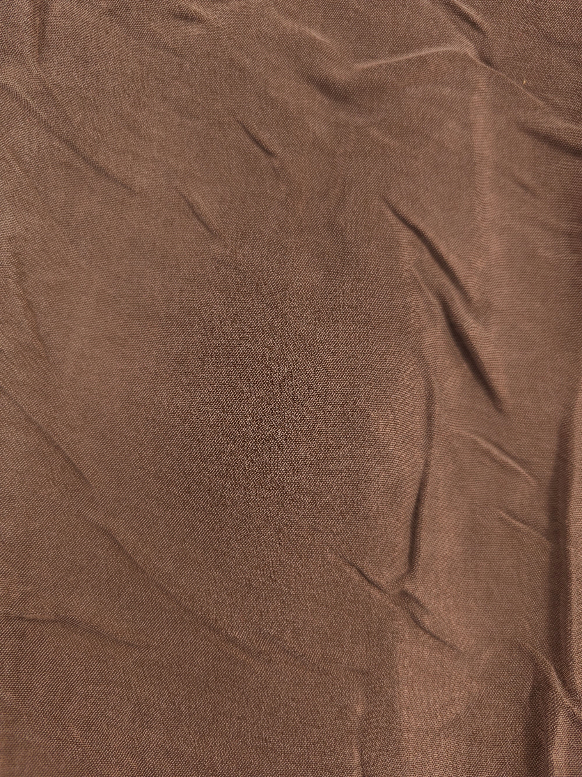 Brown Viscose- 2m piece