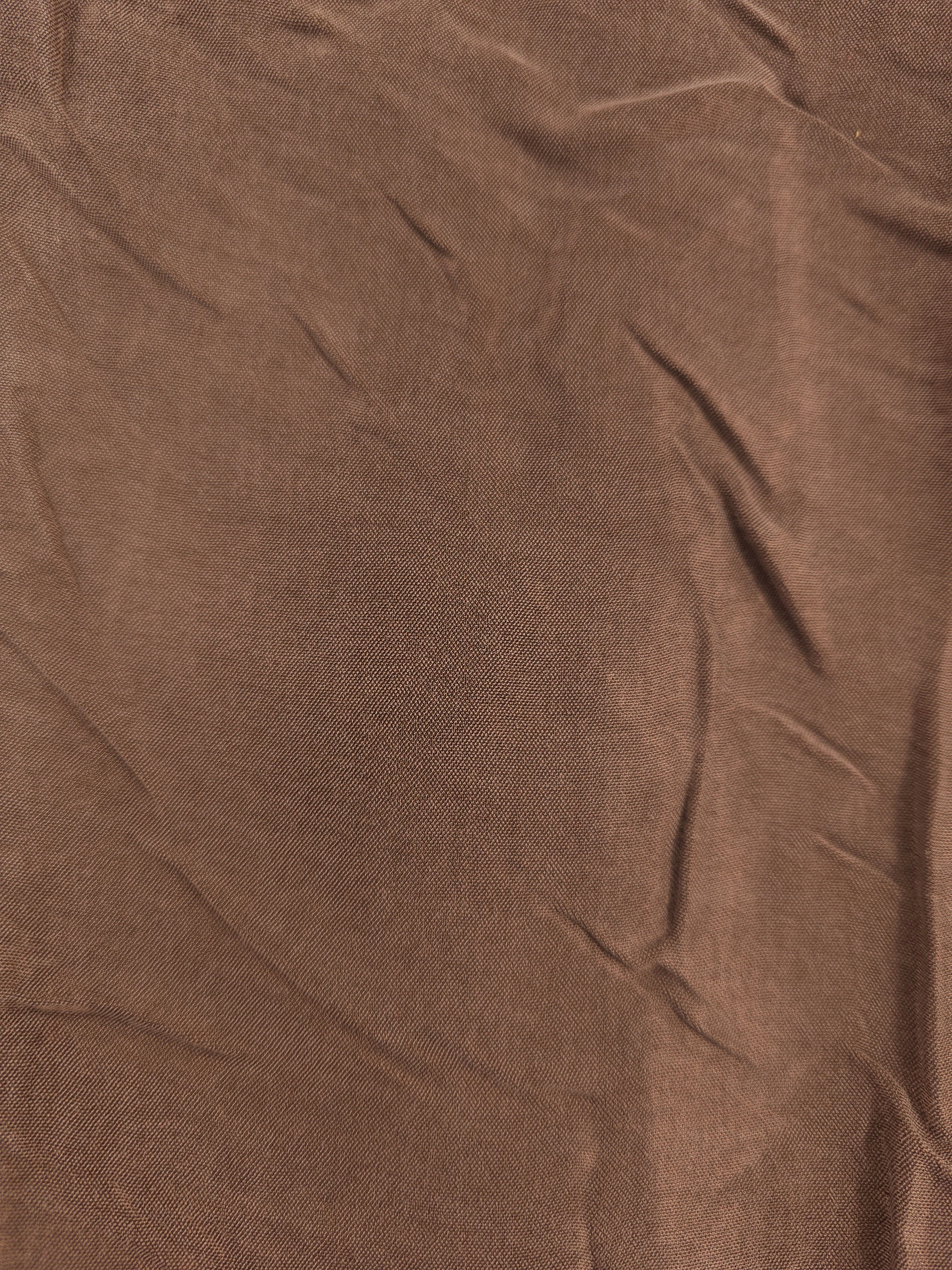 Brown Viscose- 2m piece