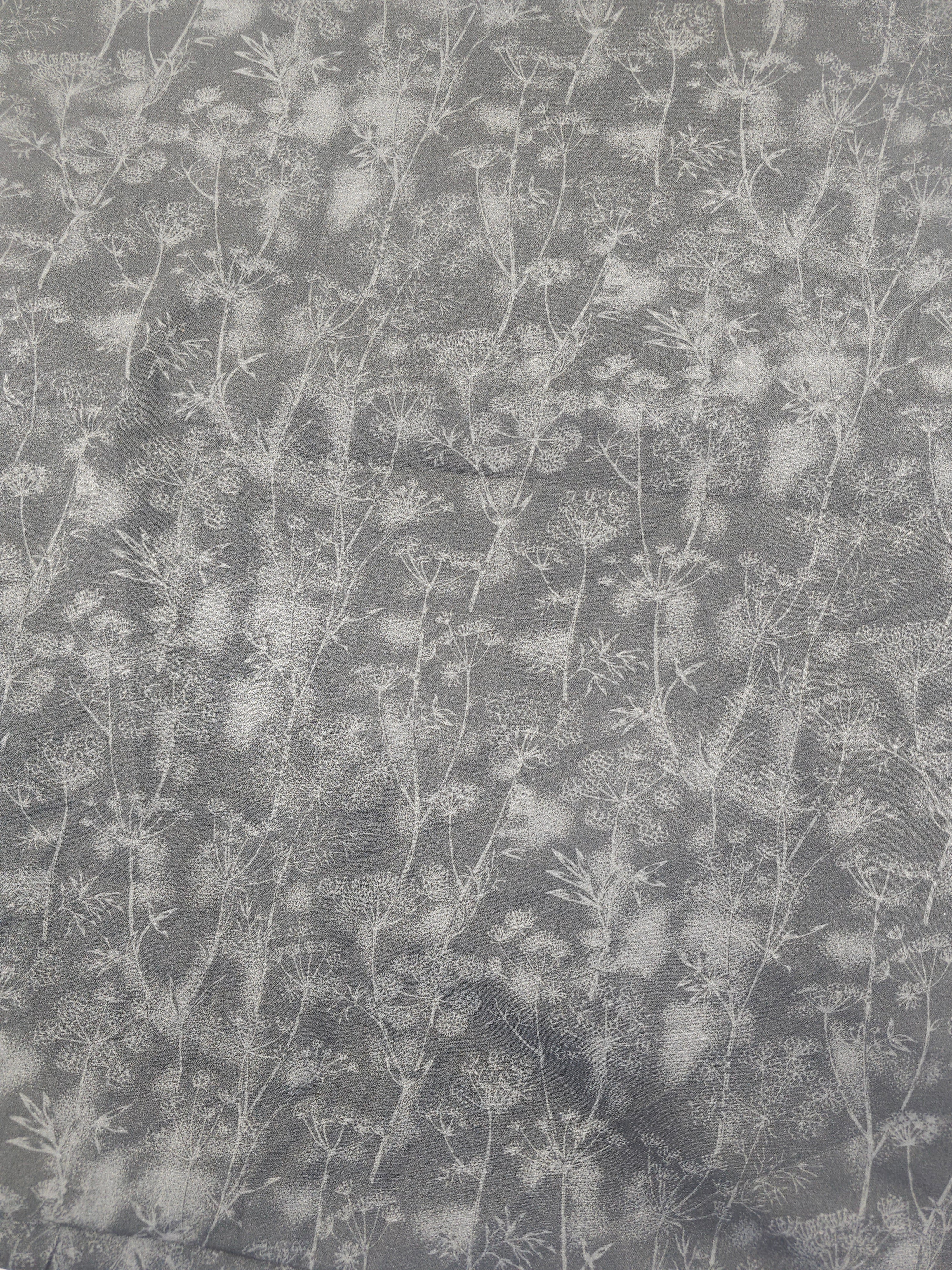 Dark grey dandelion Cotton- 0.8m piece