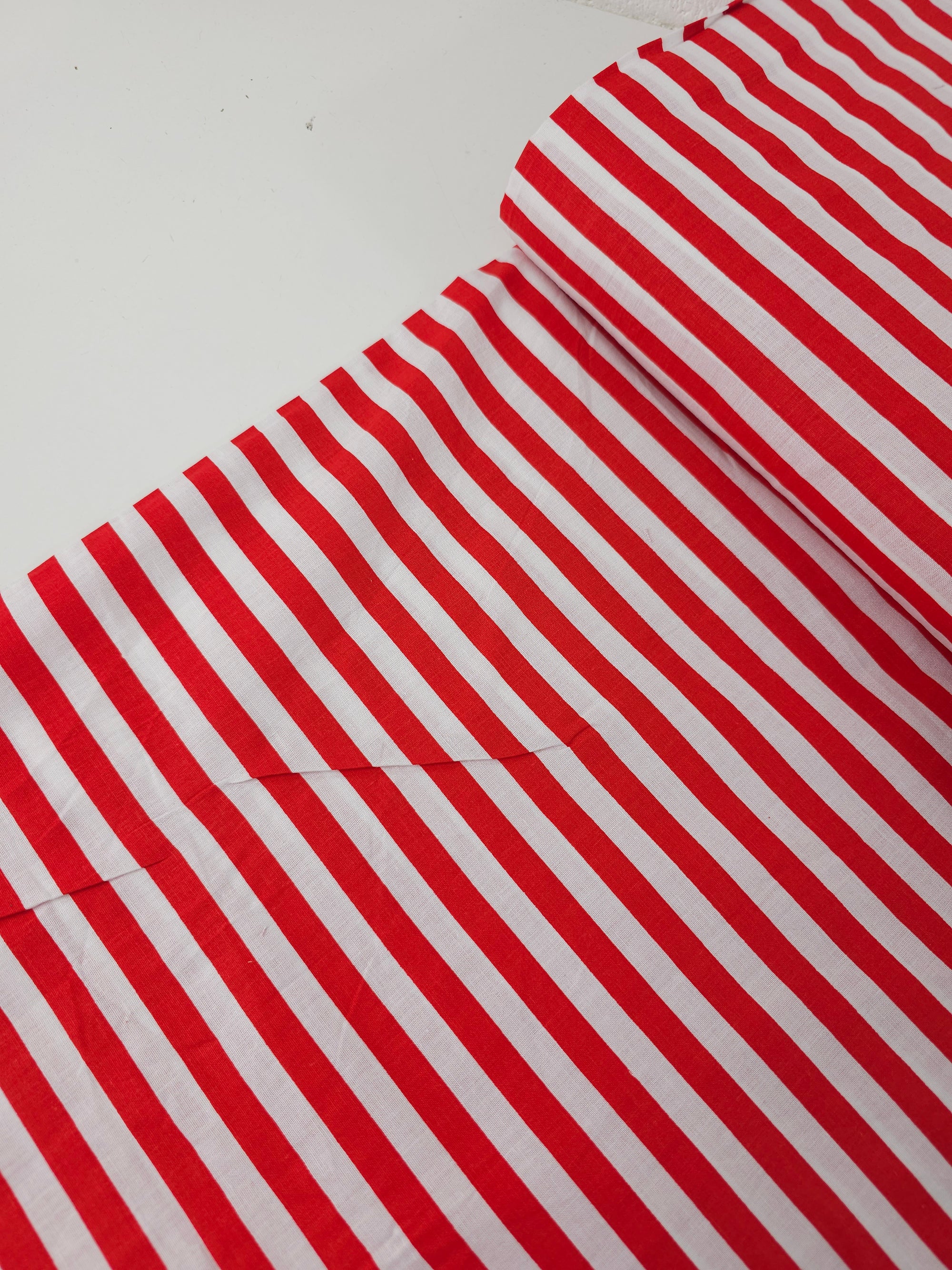Red Large Stripe 100% Cotton *EXTRA WIDE*