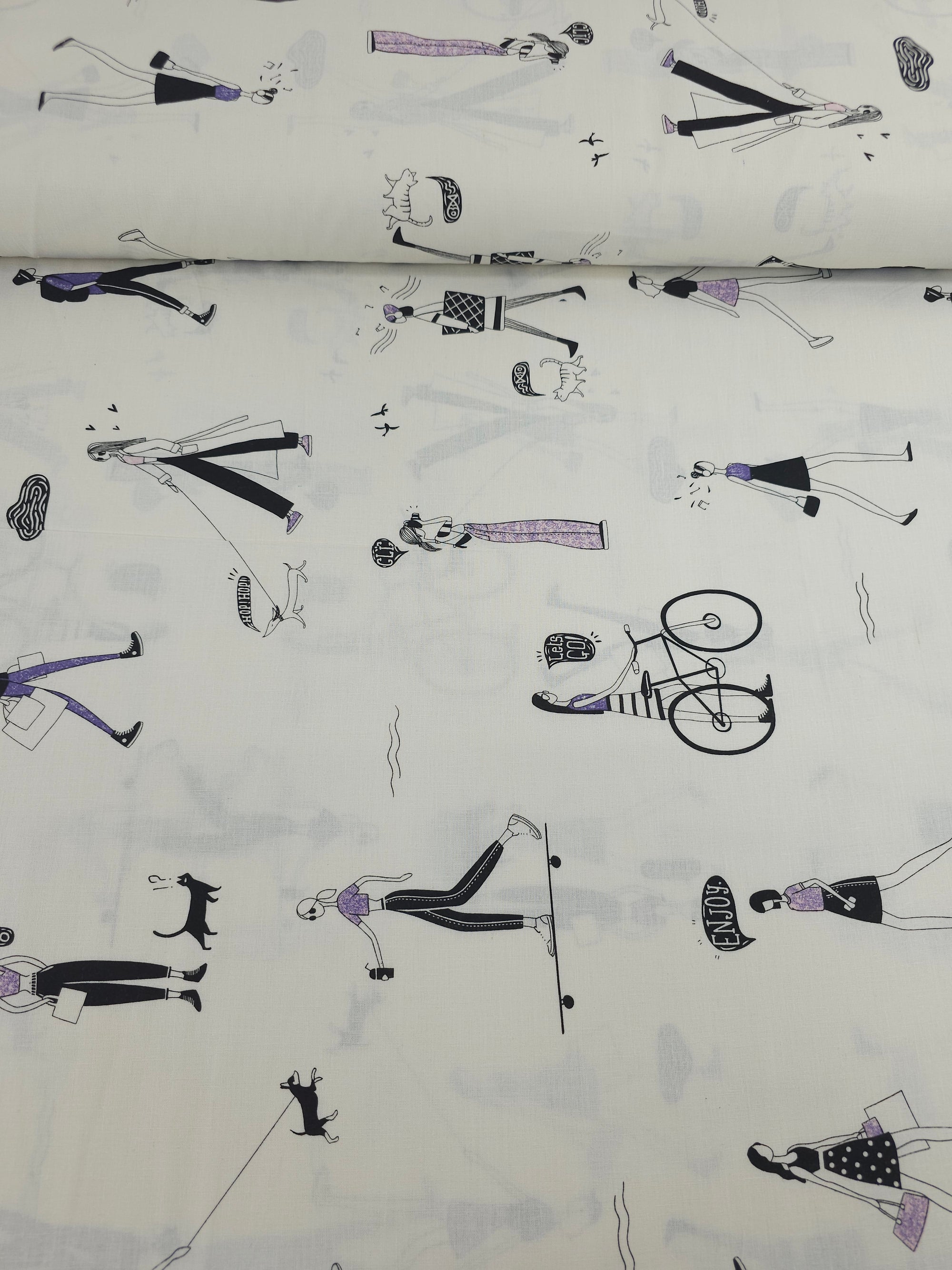 Out And About 100% Cotton 98" *EXTRA WIDE*