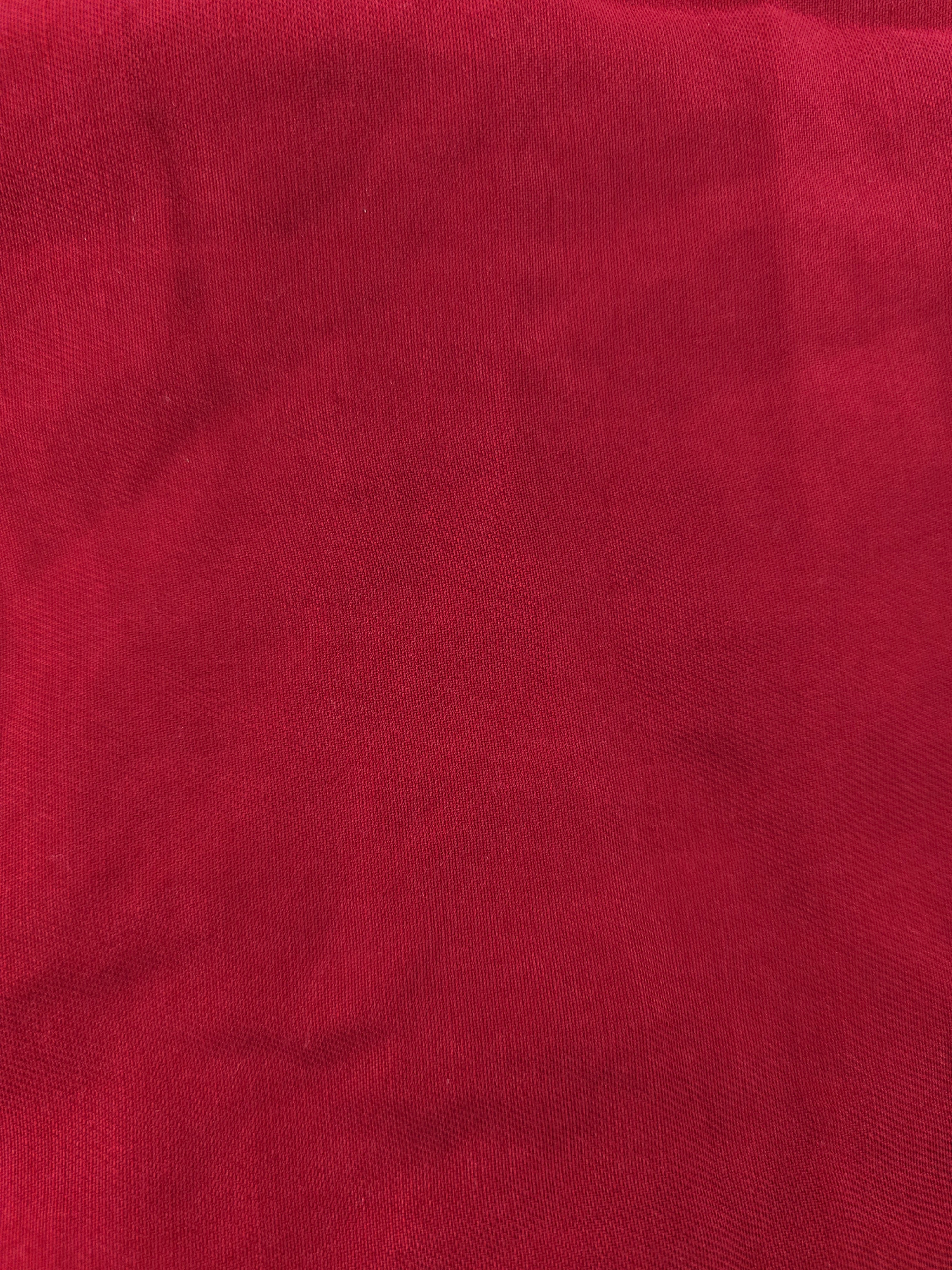 Cherry wine red Viscose- 1.9m piece