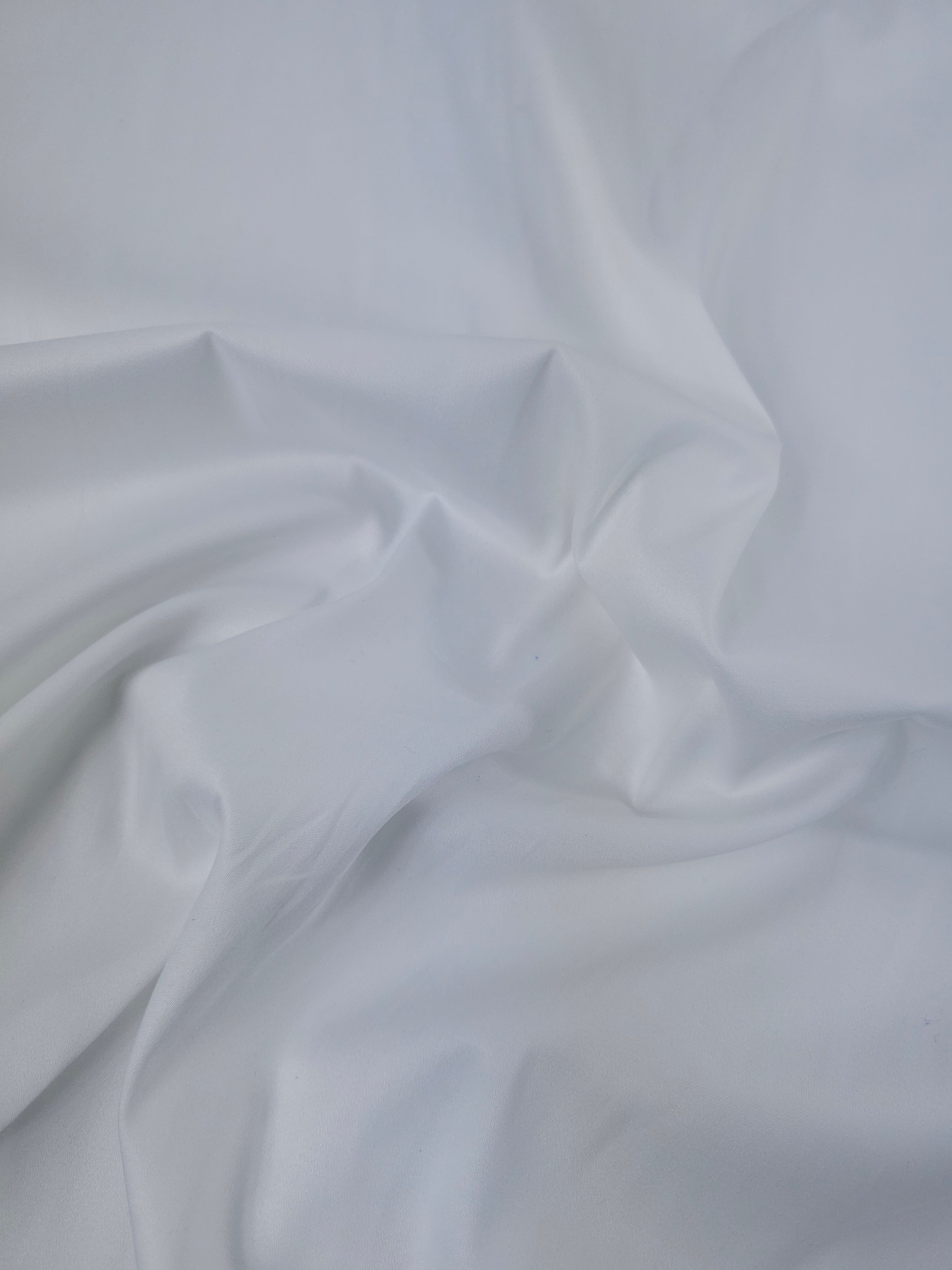 White Cotton Sateen