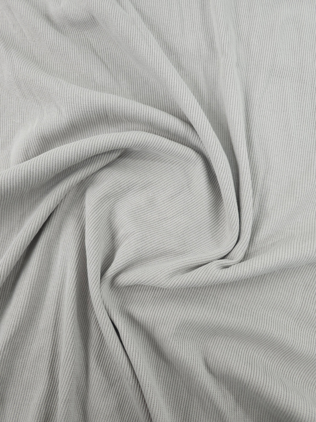 Light Grey Tubular Ribbing