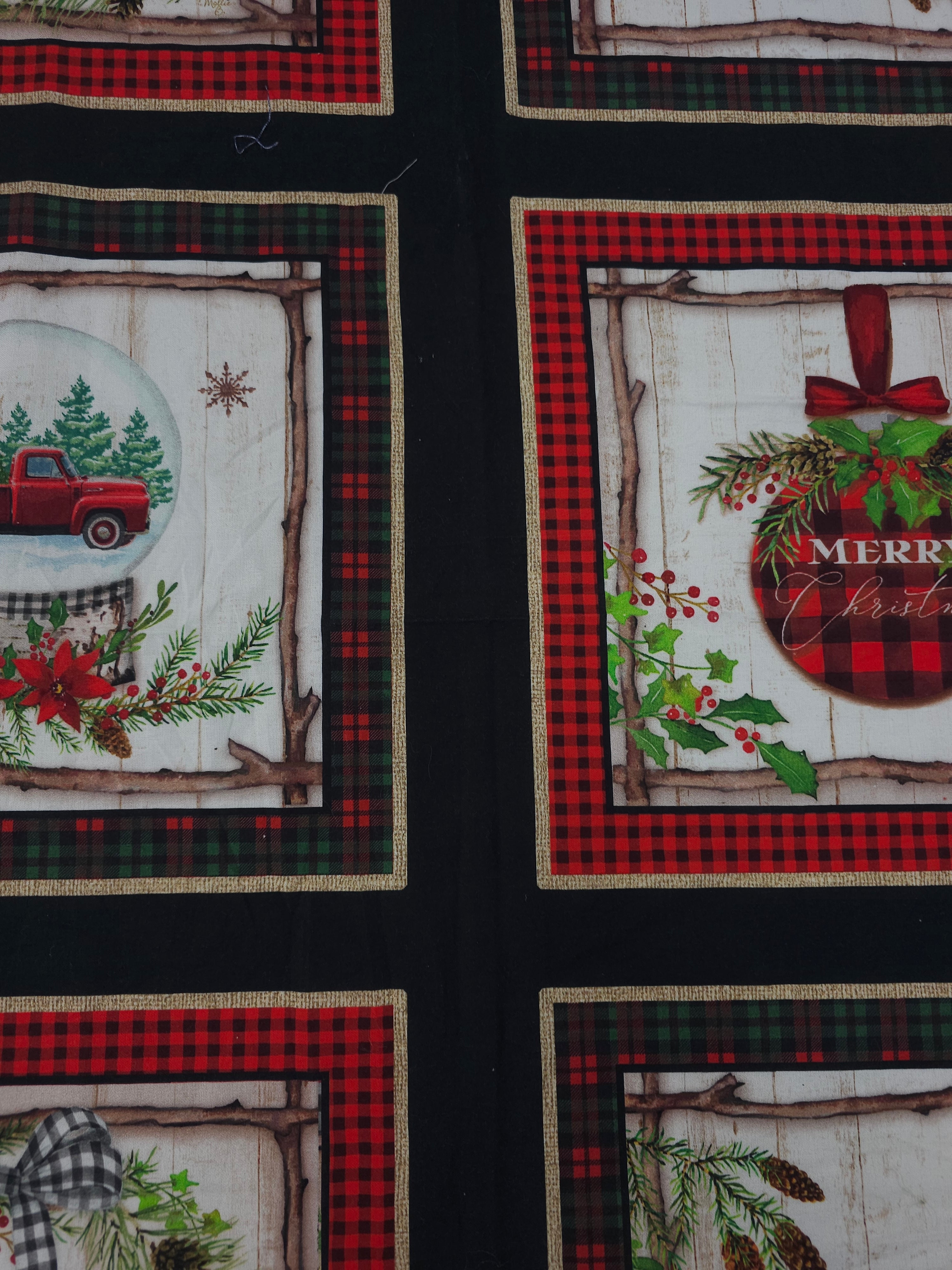Peace on earth Cotton panel- 0.5m piece