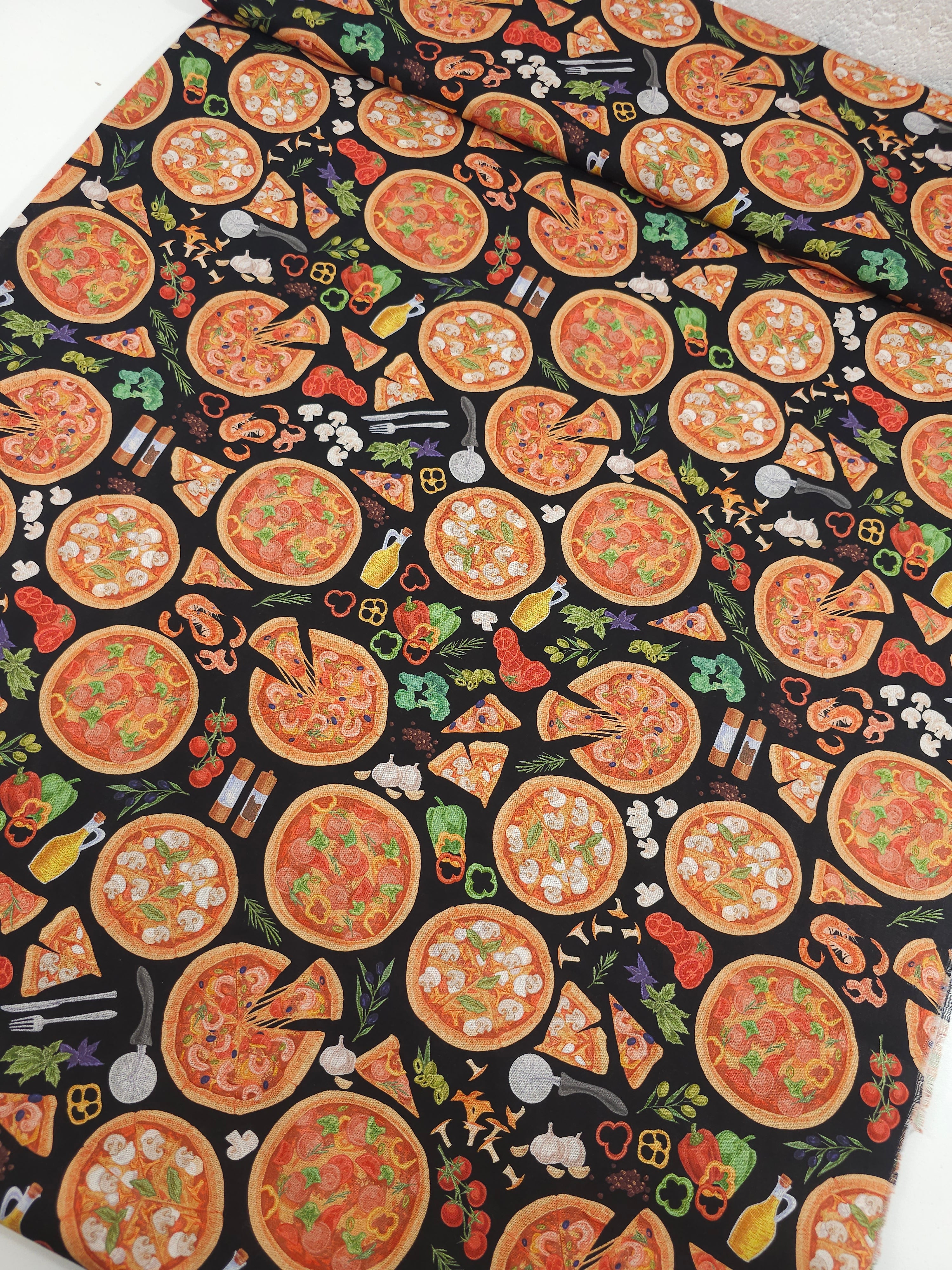 Pizza Party 100% Cotton