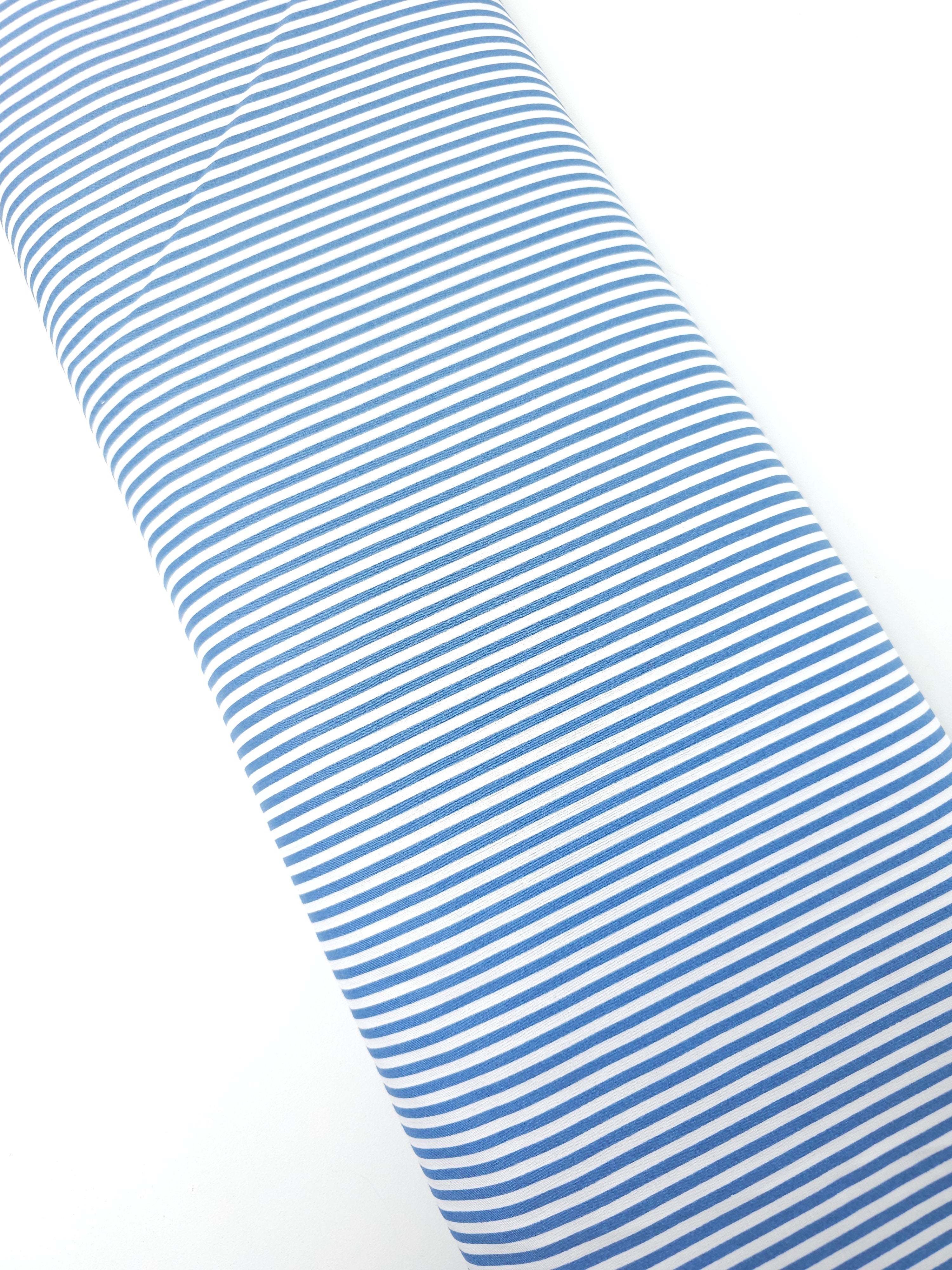 Blue Stripe 100% Cotton *EXTRA WIDE*