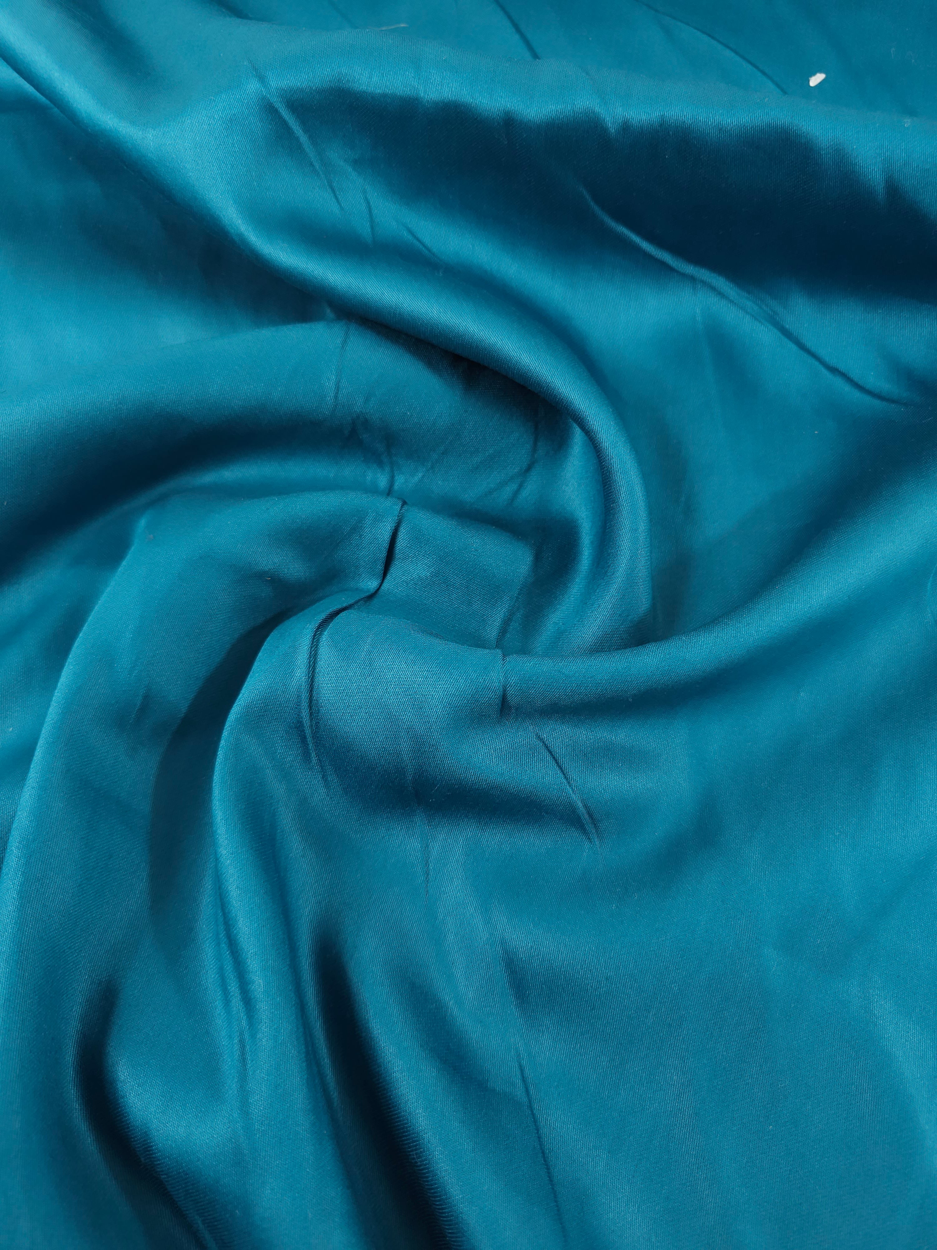 Teal Blue Cotton Sateen 102” *EXTRA WIDE*