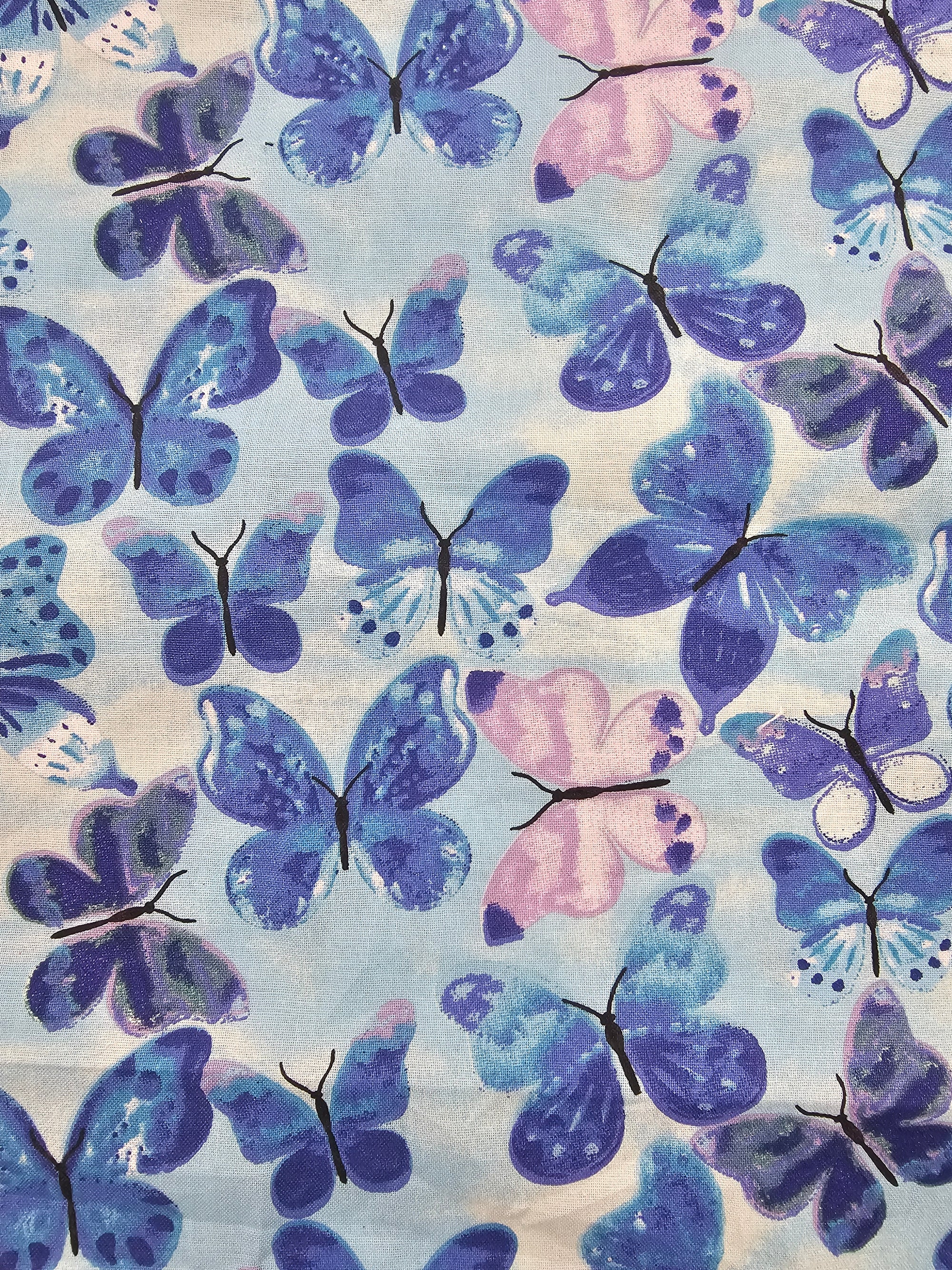 Bluey Butterfly Bliss Cotton - 1.1m Piece