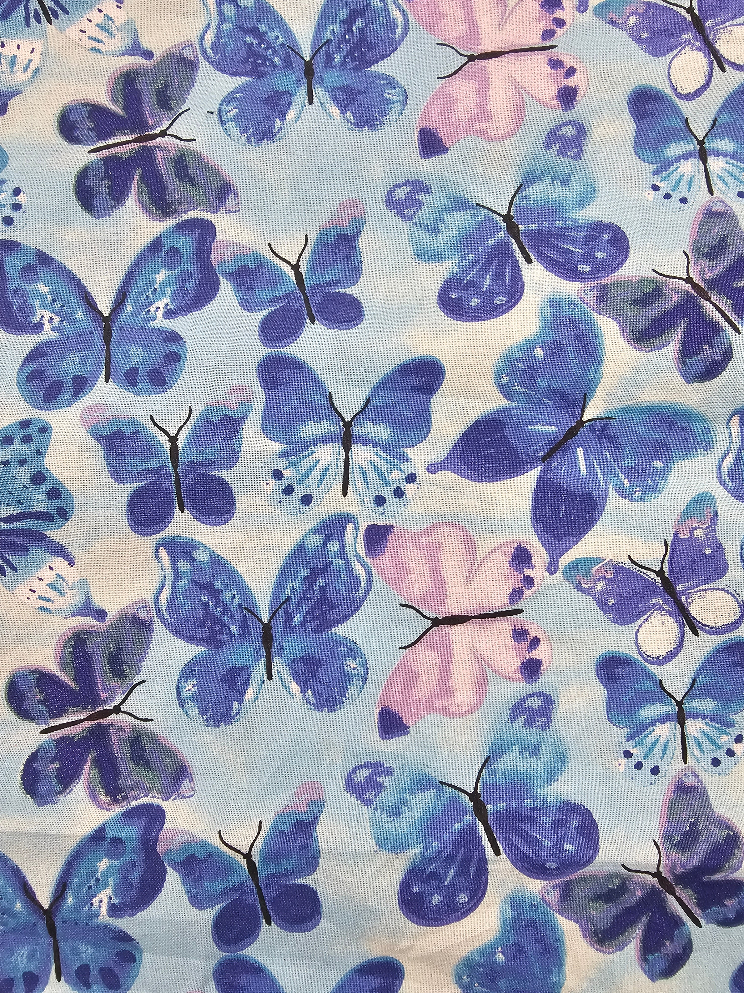 Bluey Butterfly Bliss Cotton - 1.1m Piece