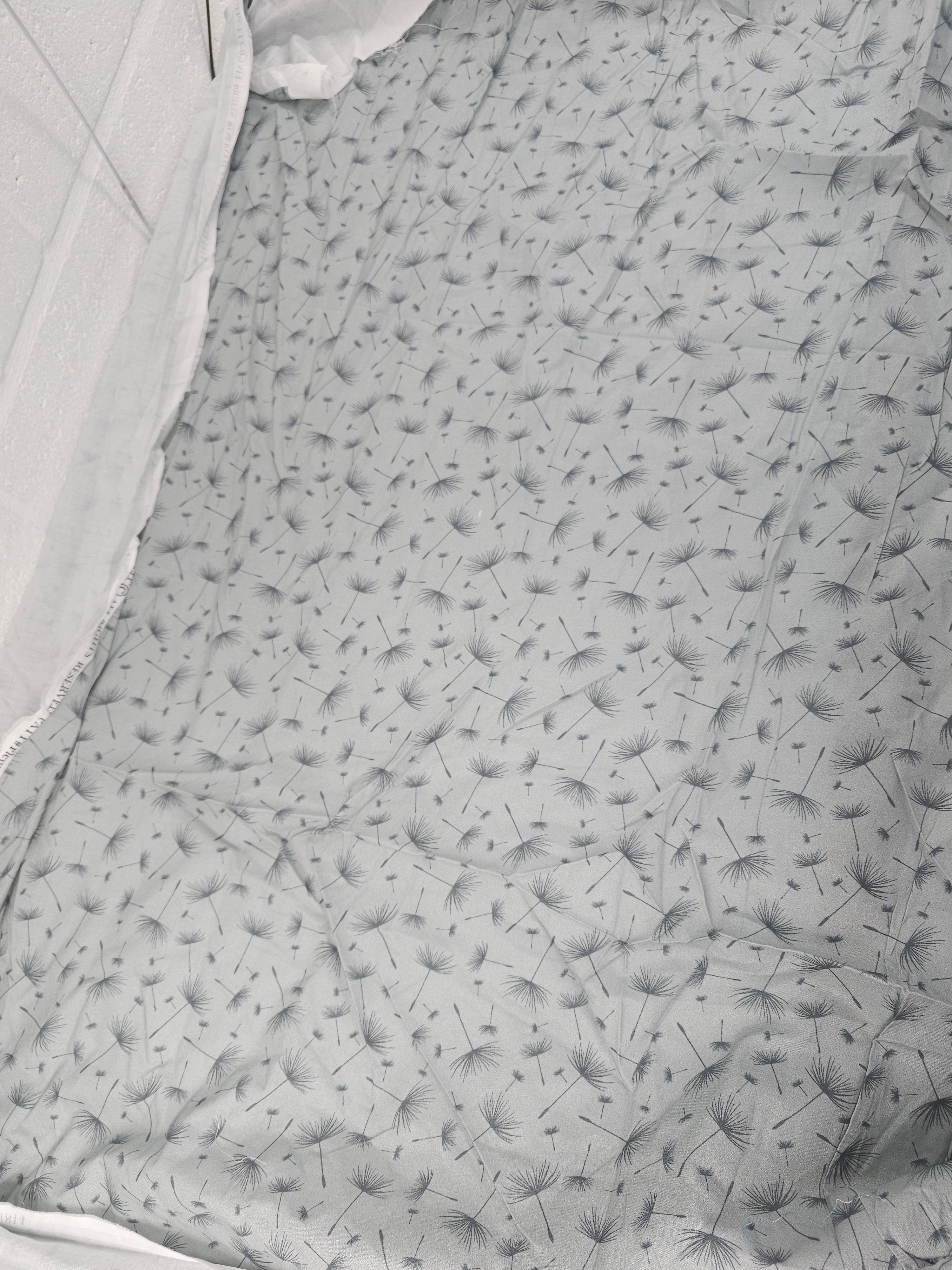 Grey dandelion Cotton- 2.3m piece
