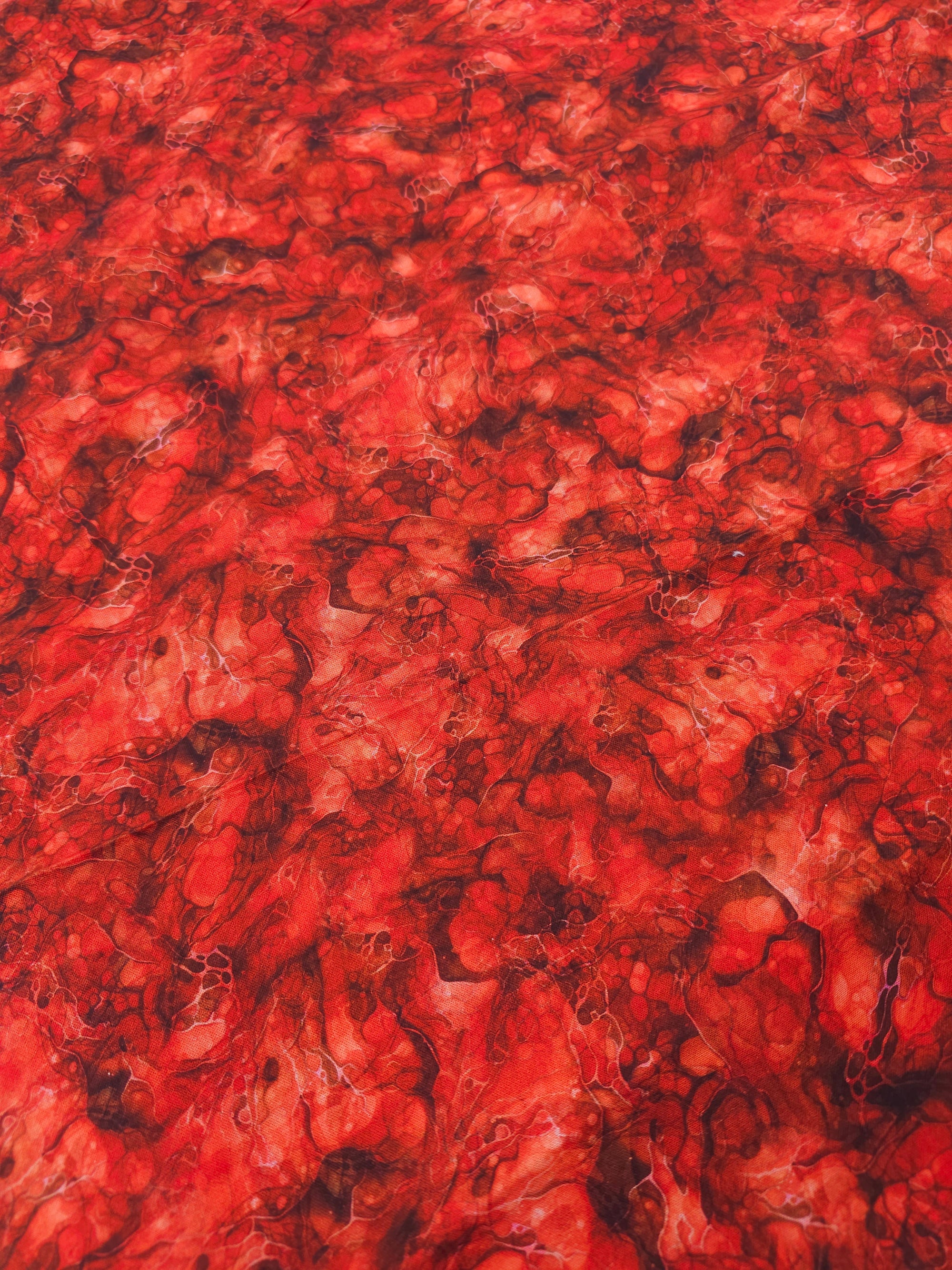 Fire red Cotton- 1.5m piece