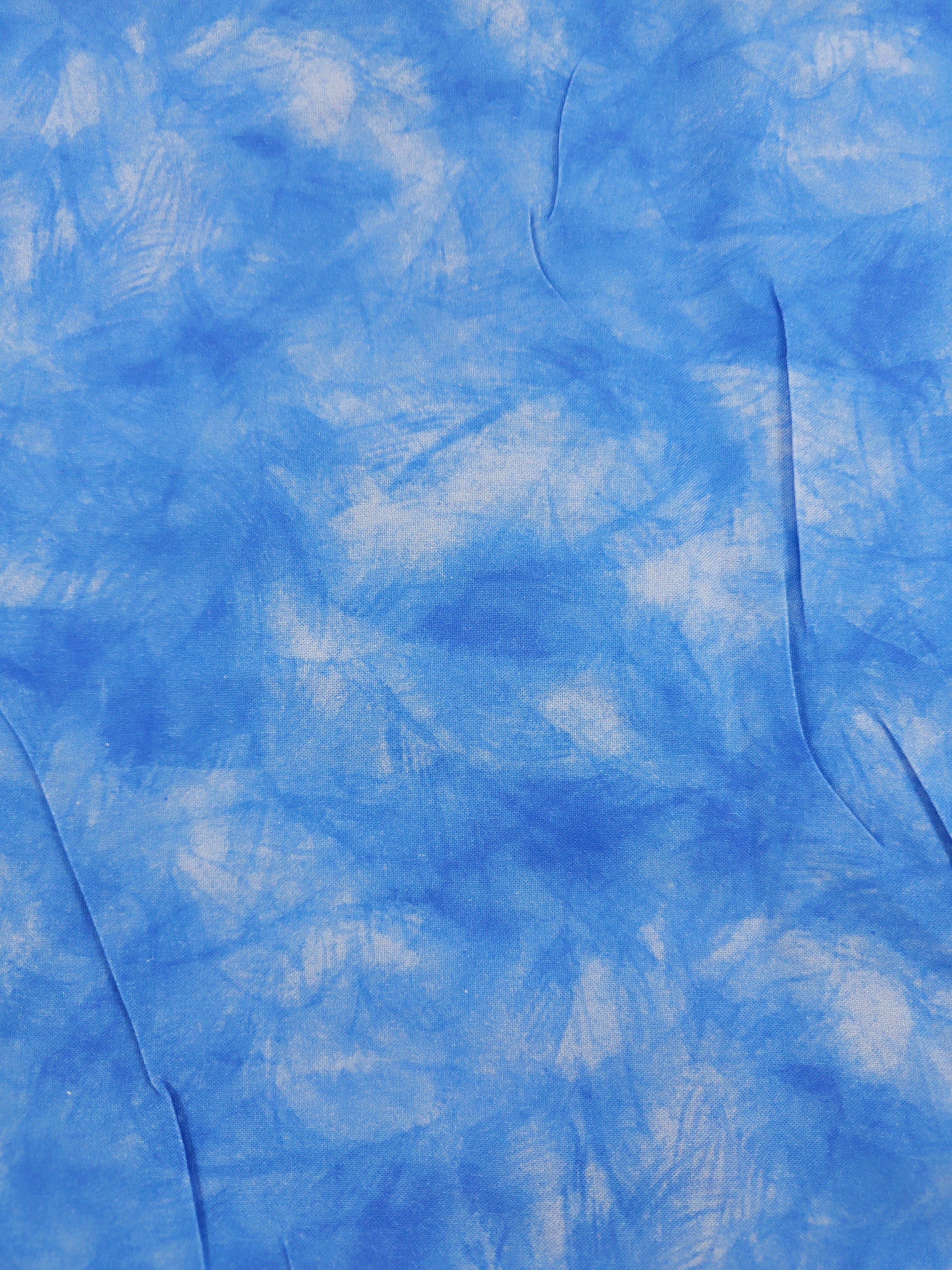 Blue skies Cotton- 1m piece