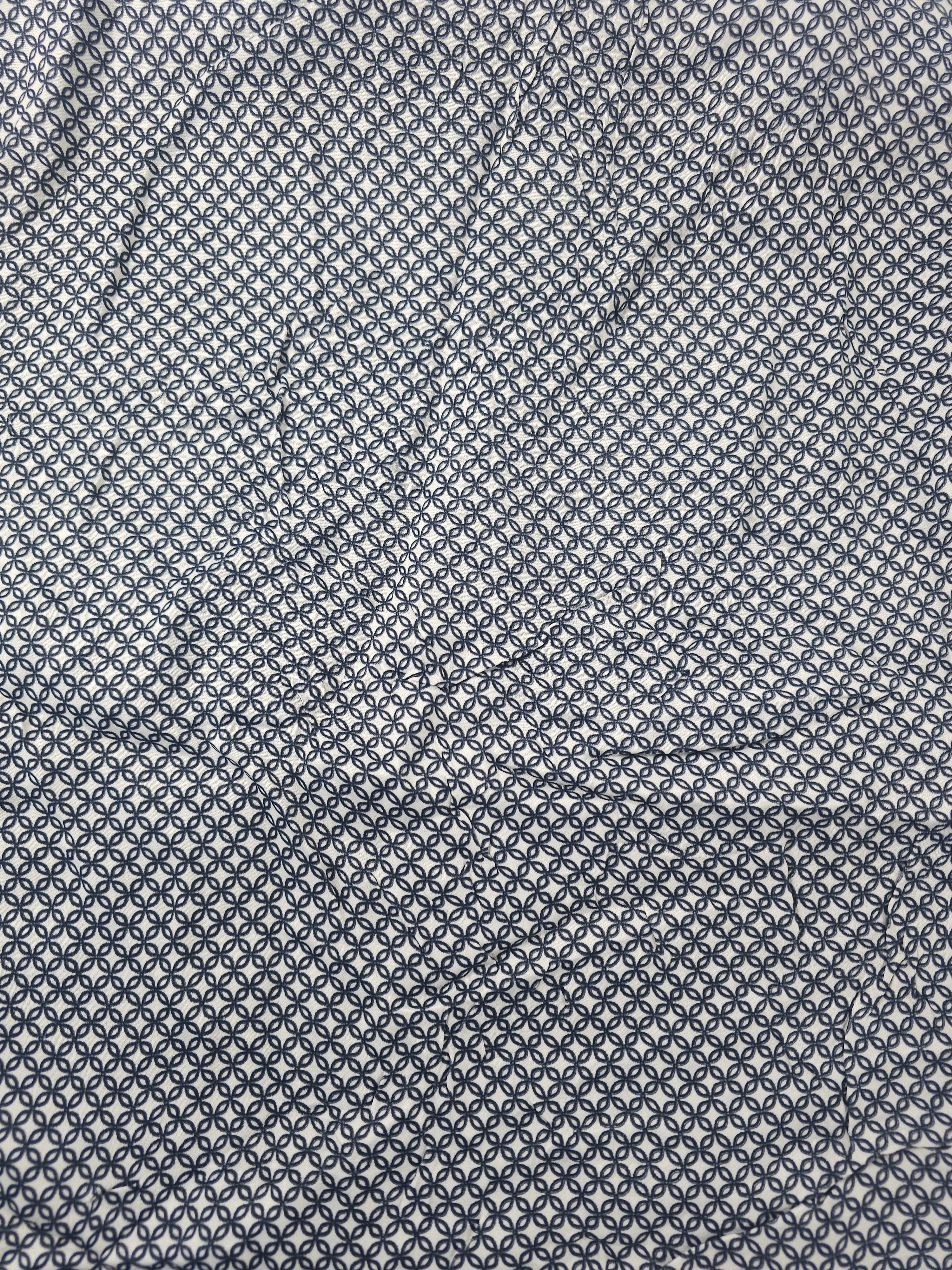 Overlapping circles Viscose- 2.7m piece