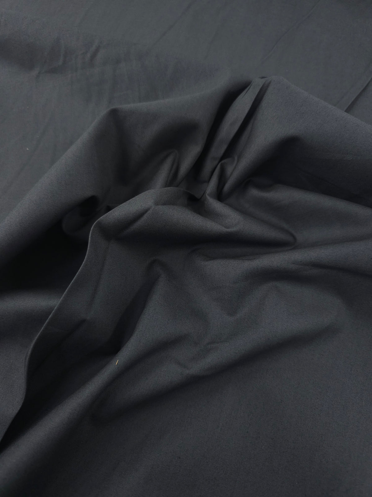 Charcoal Grey Cotton Satin 60"