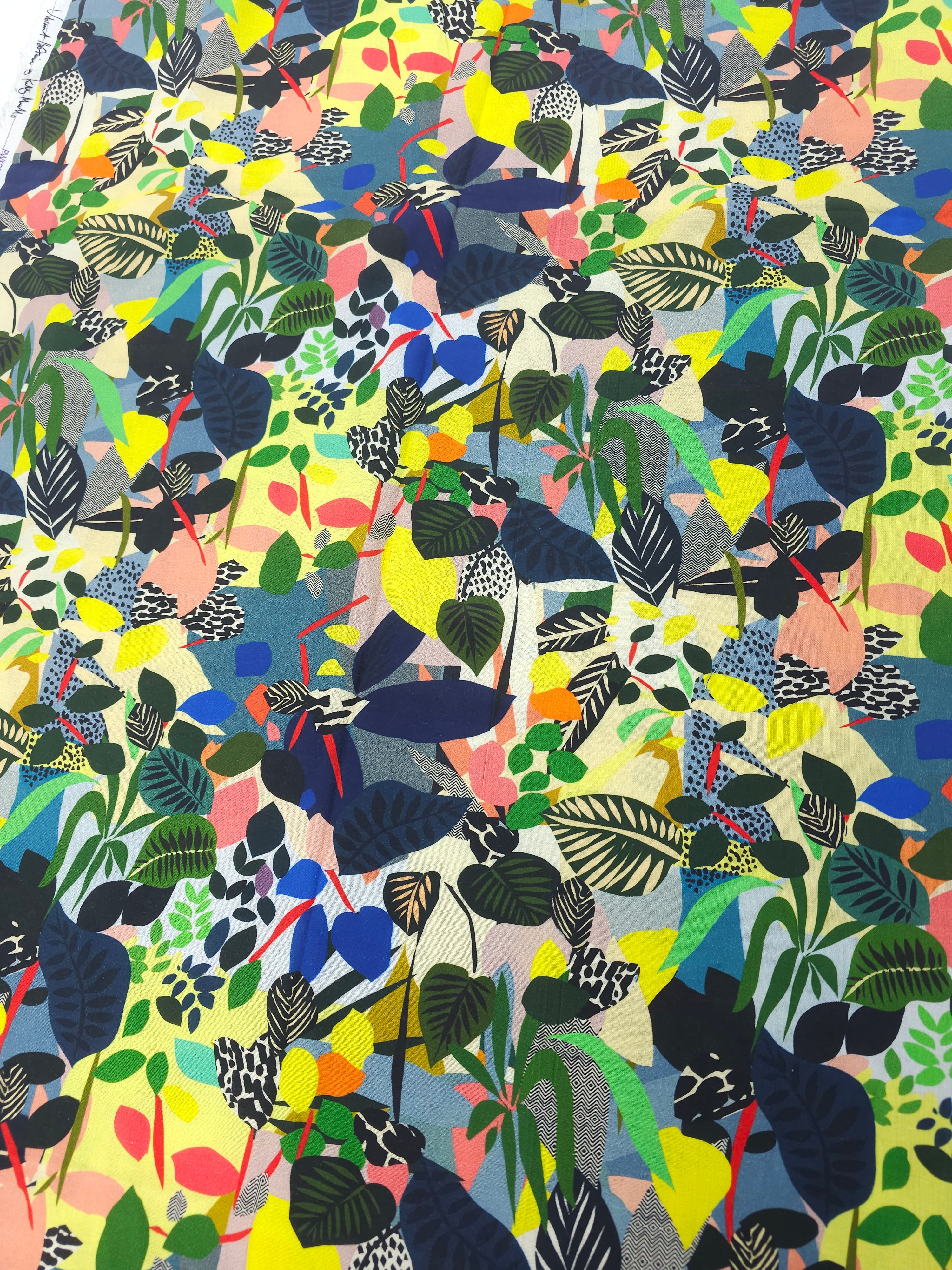 Layered jungle Cotton- 1m piece