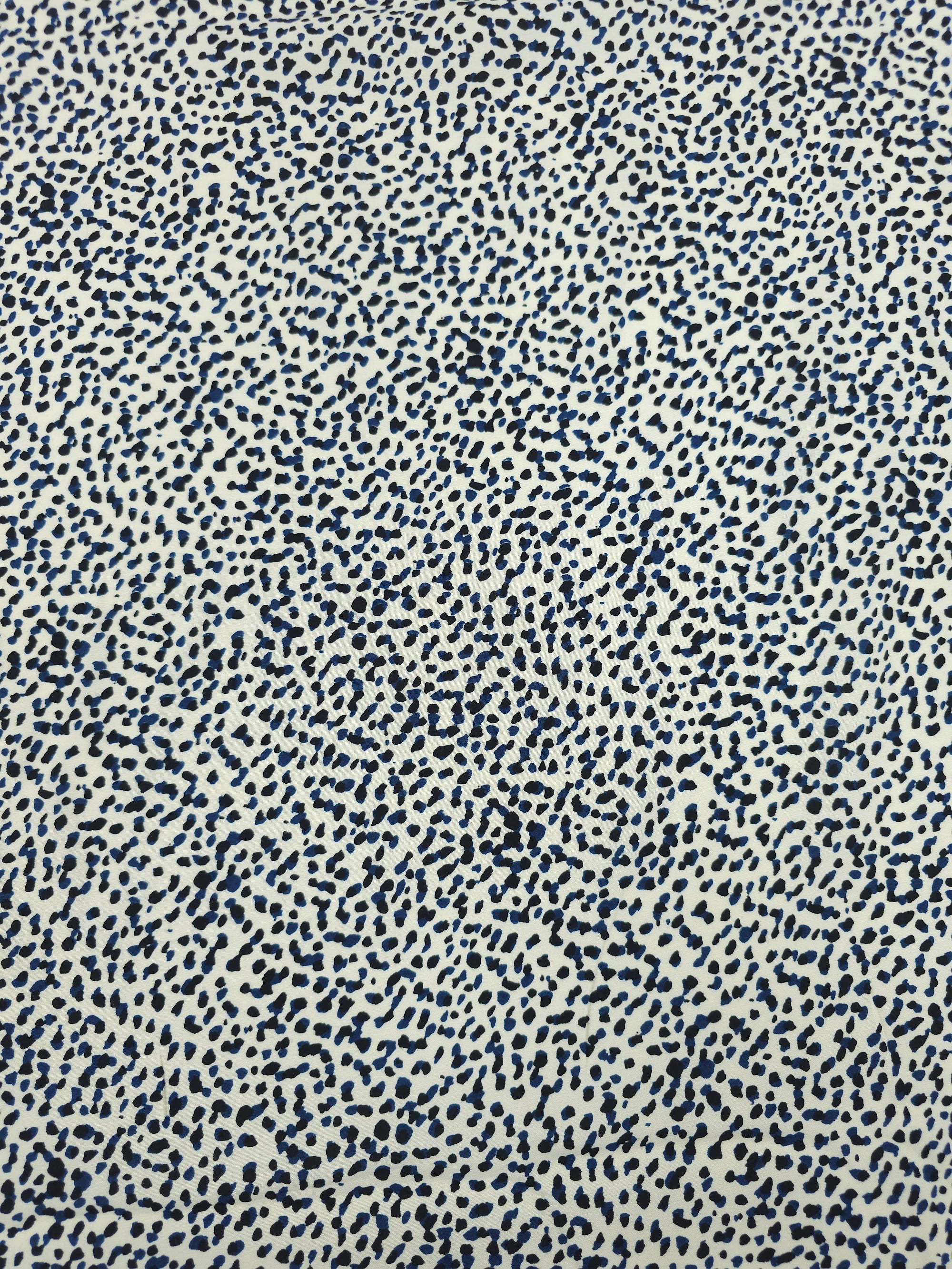 Black/Blue Speckle Viscose