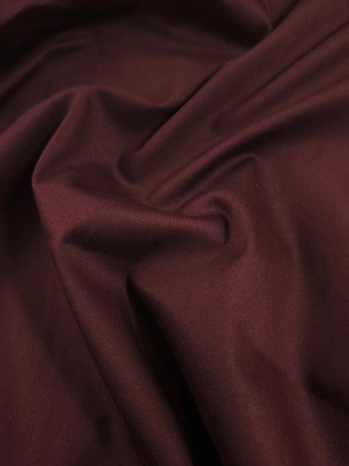 Burgundy Cotton Twill