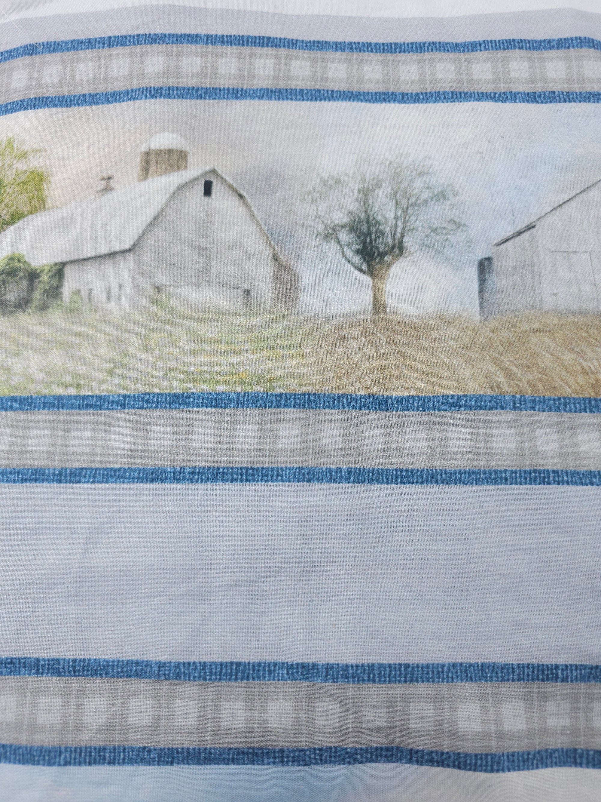 Coastal village Cotton- 4m piece