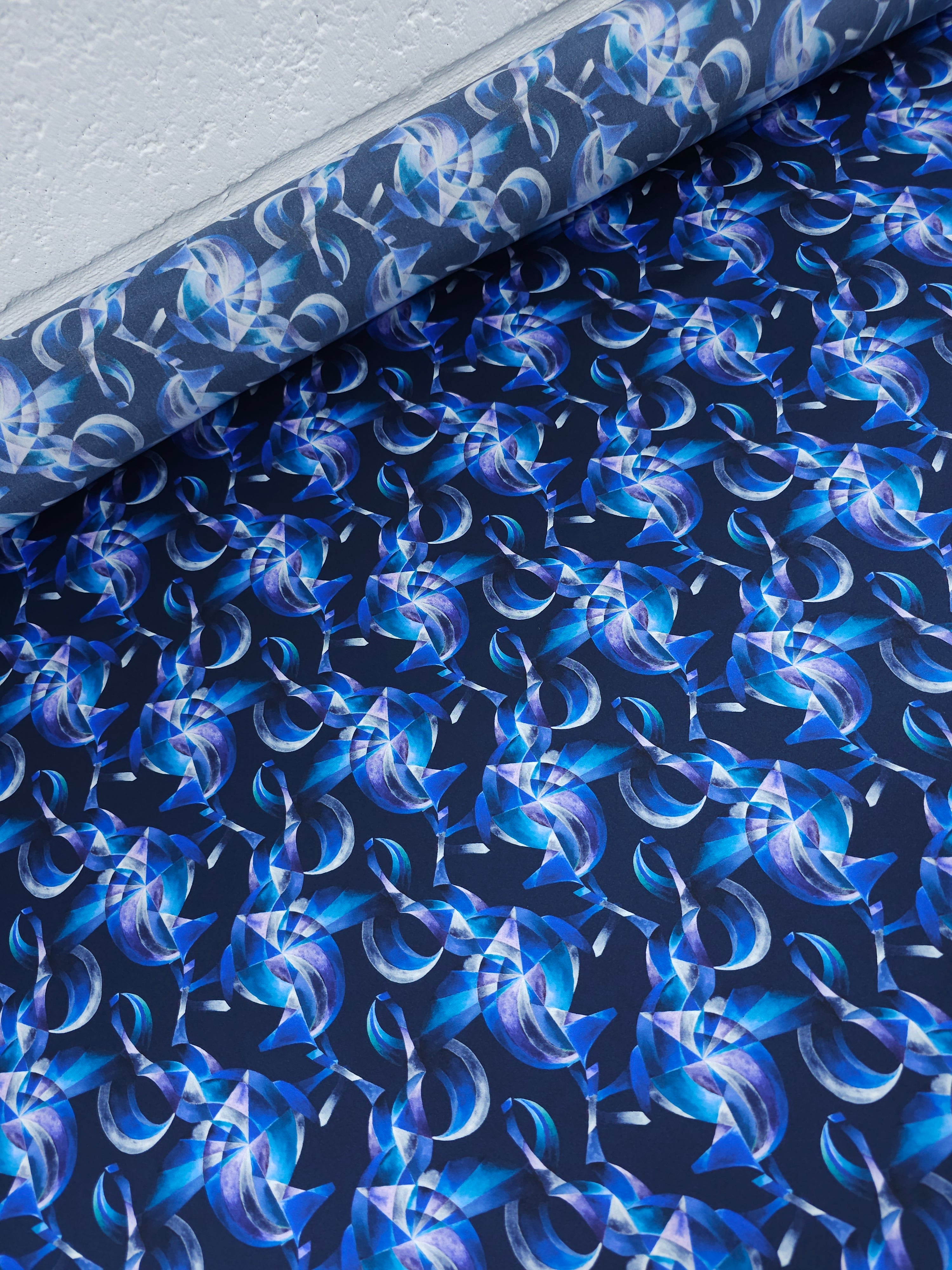 Blue/Purple Aurora 100% Silk *LIBERTY*