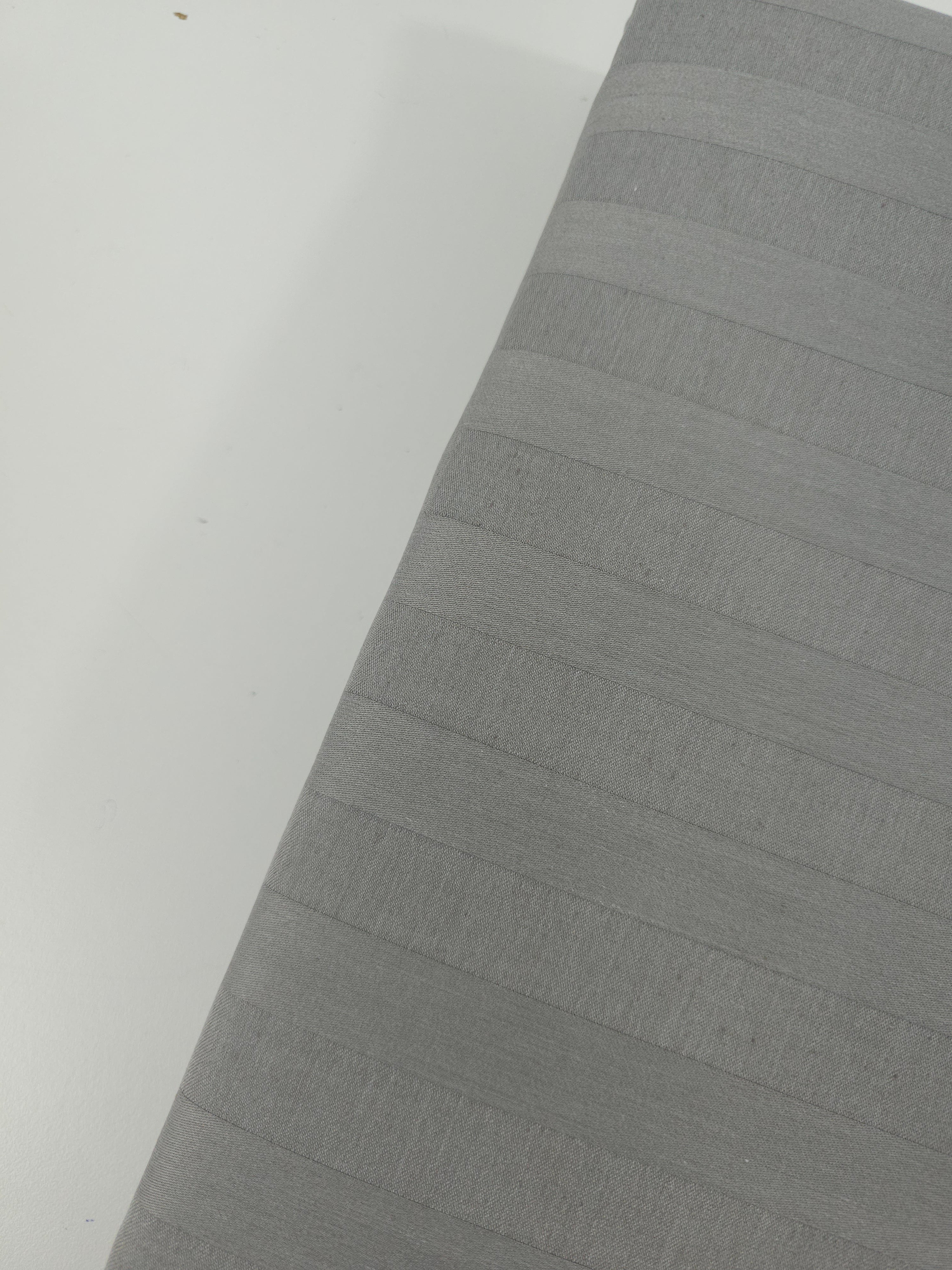 Light Grey Stripe | Duvet Set | 100% Cotton Sateen *READ DESCRIPTION*