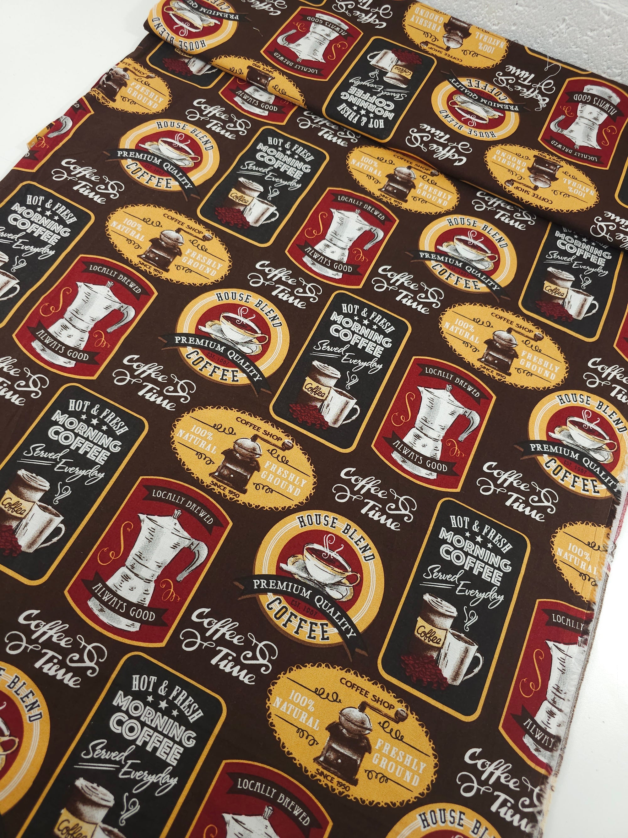 Coffee Time Frames 100% Cotton