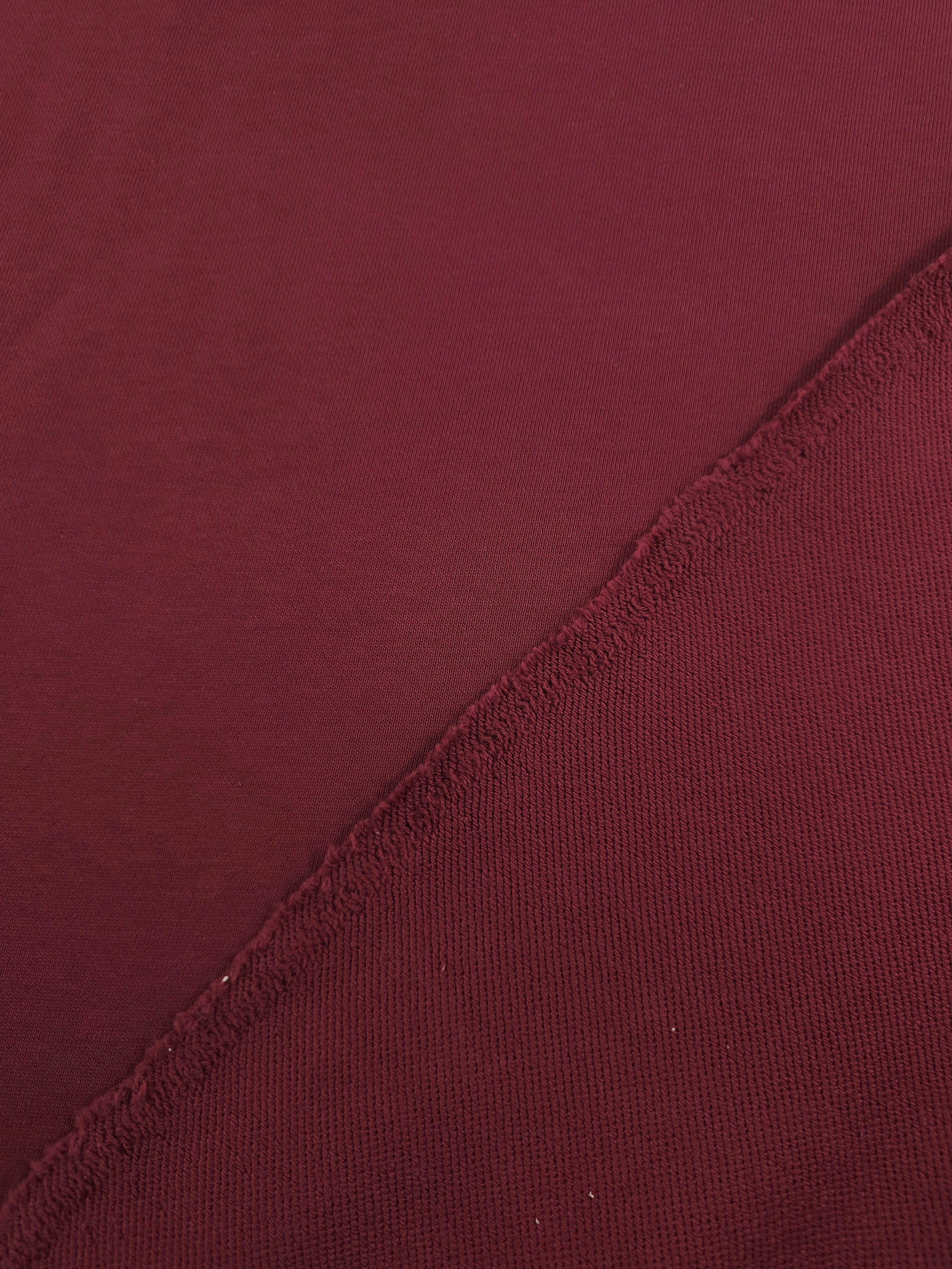 Wine Red Loopback Terry