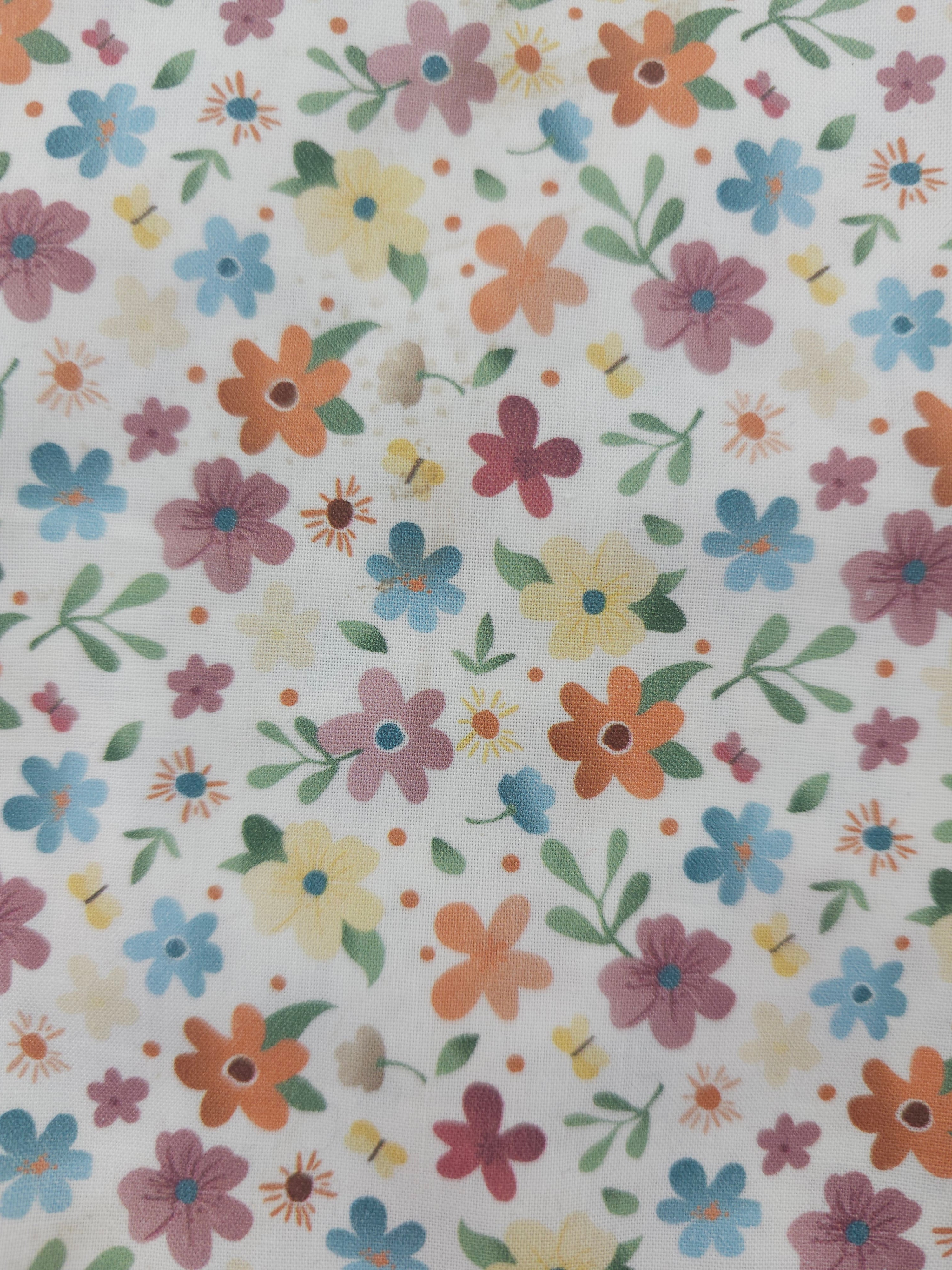 Spring floral Cotton- 1.5m piece
