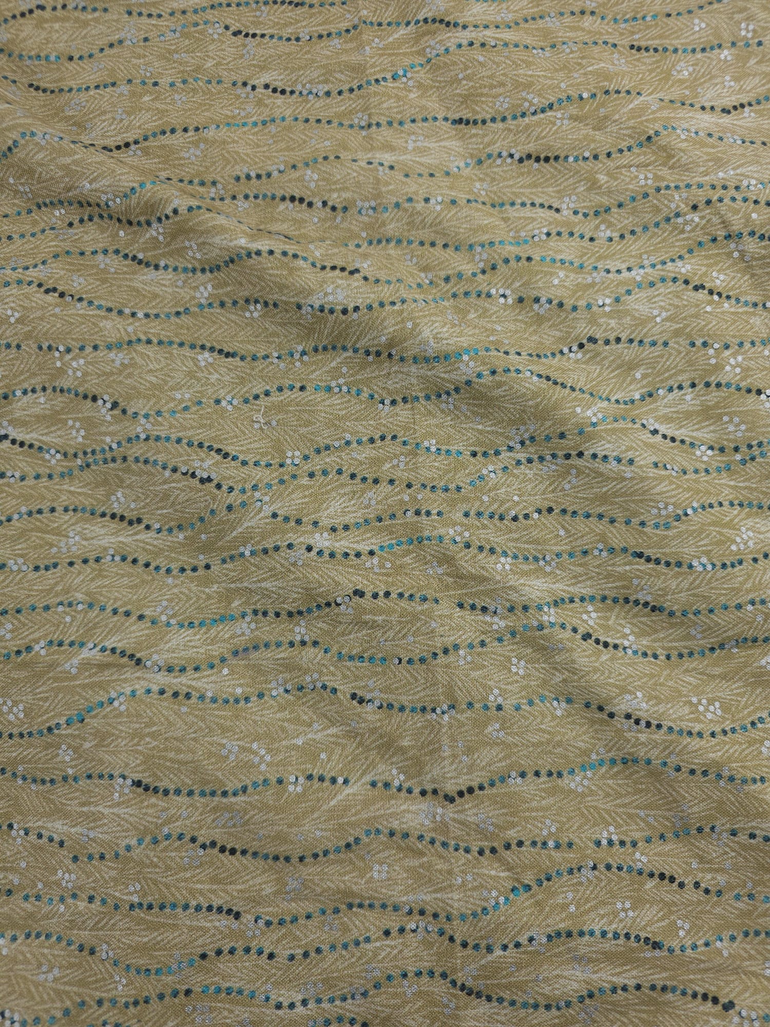 Wavy Dot Stream Cotton - 4m Piece