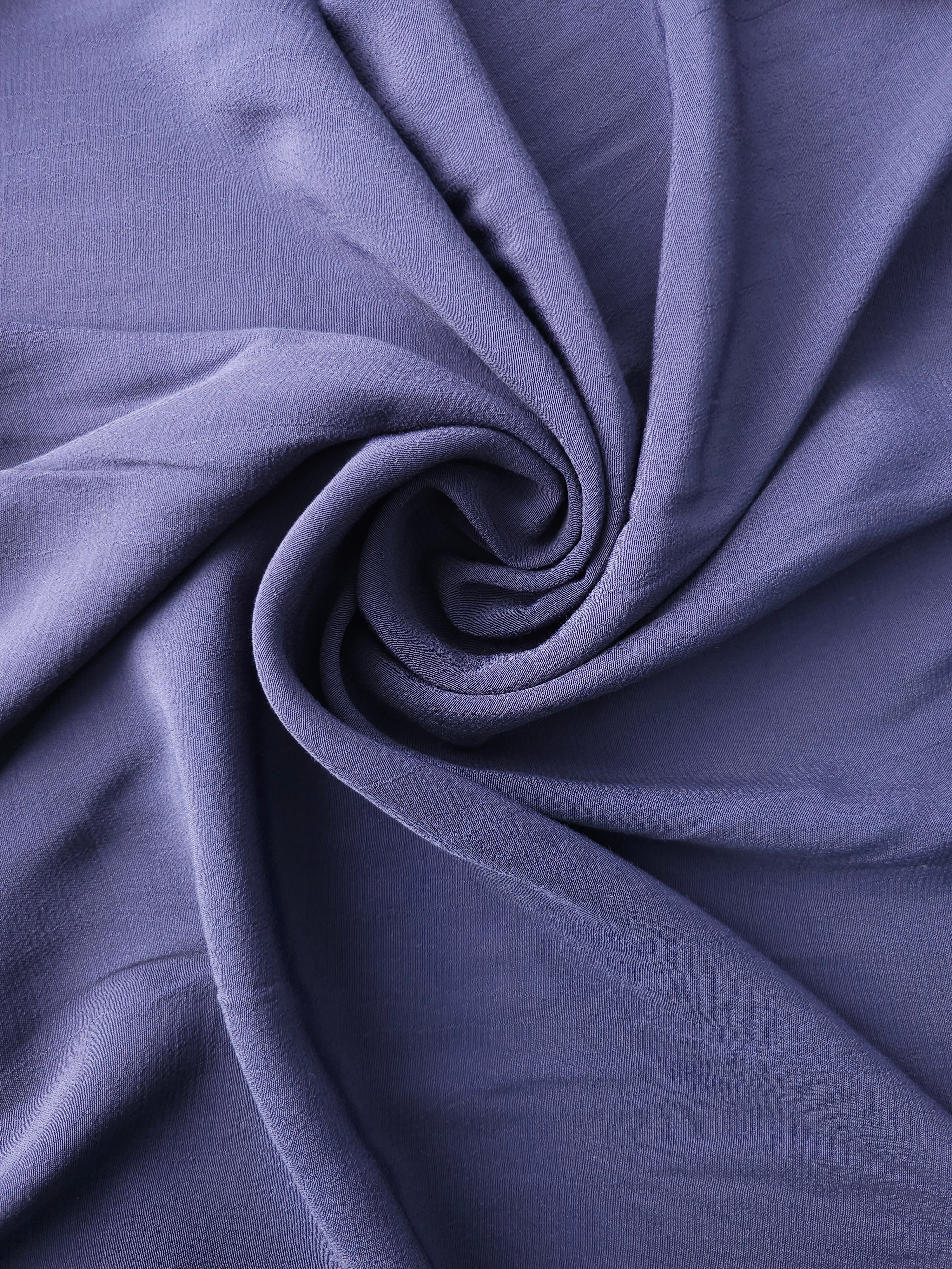 Navy Viscose Crepe