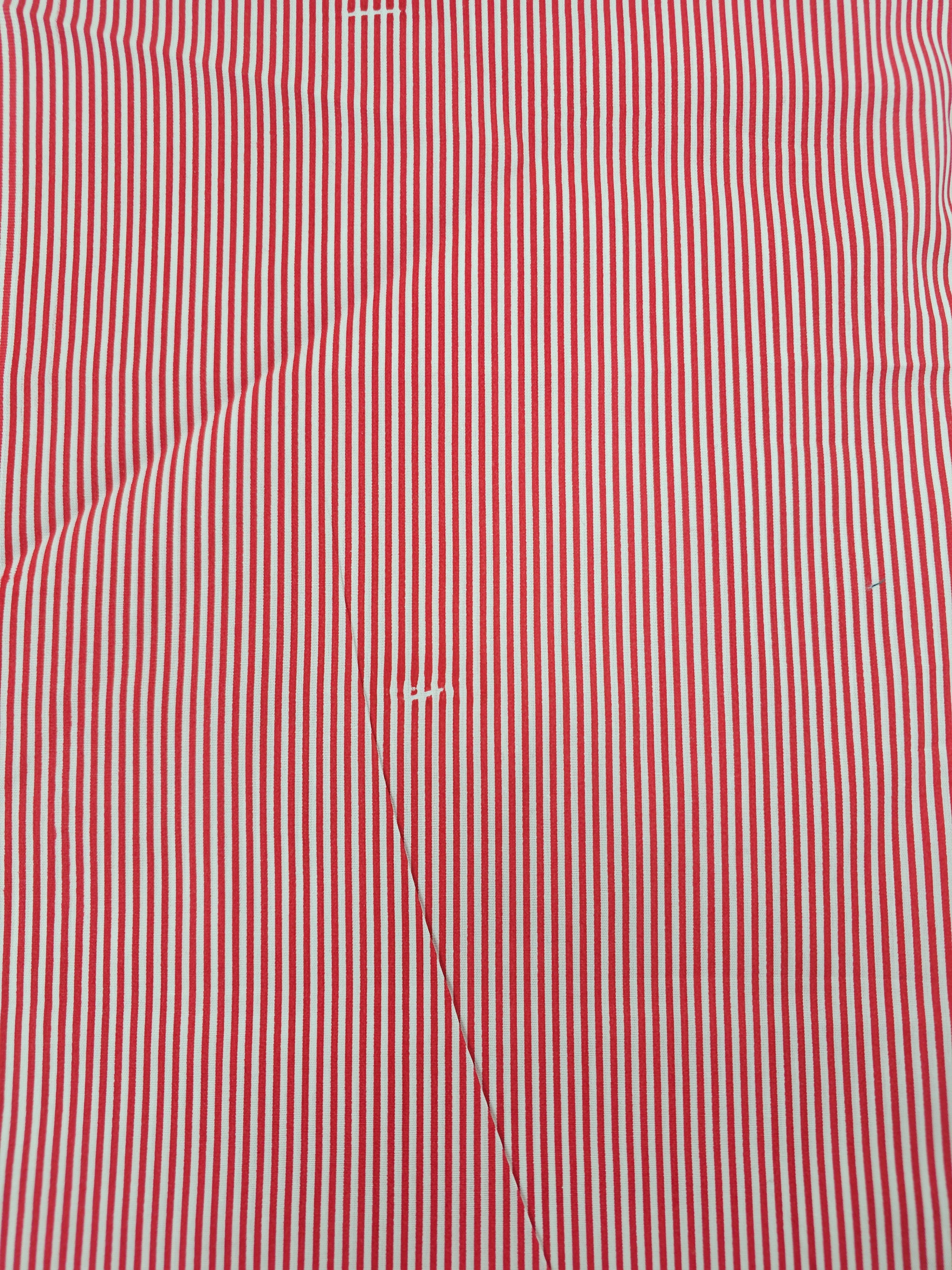 Red stripe Cotton- 2.1m piece