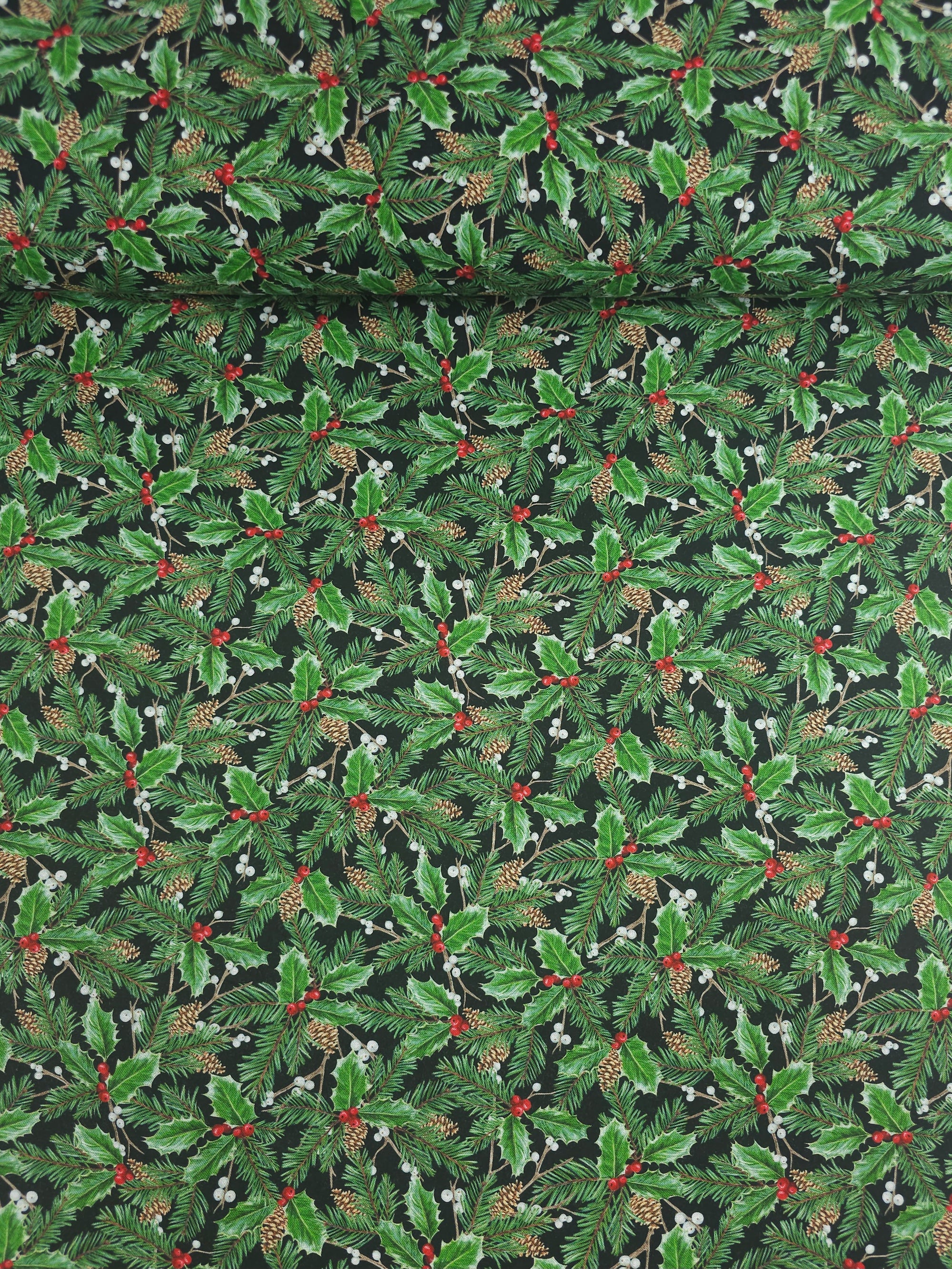 Green Holly Highland 100% Cotton