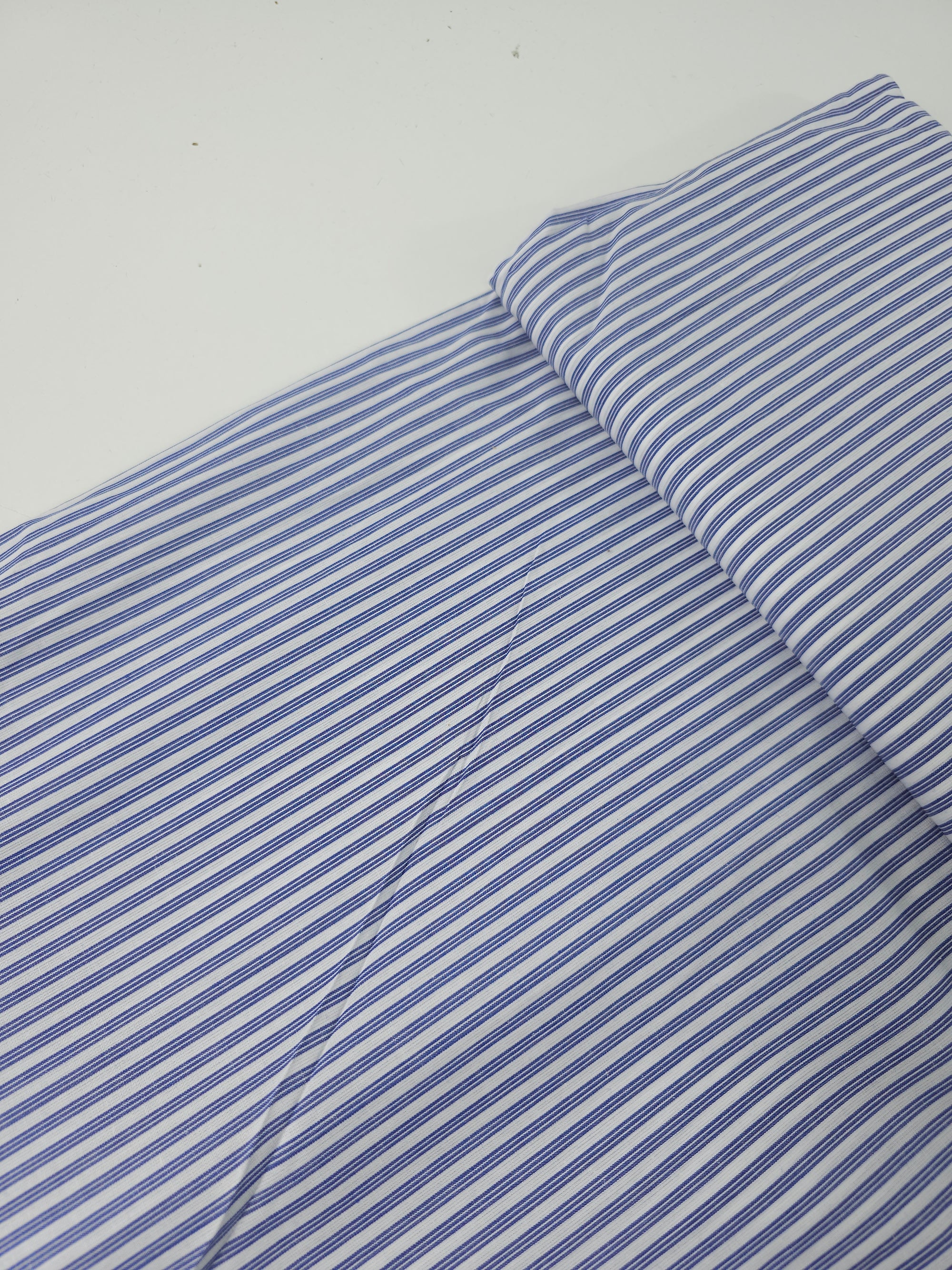 Cornflower Blue Stripe 100% Cotton