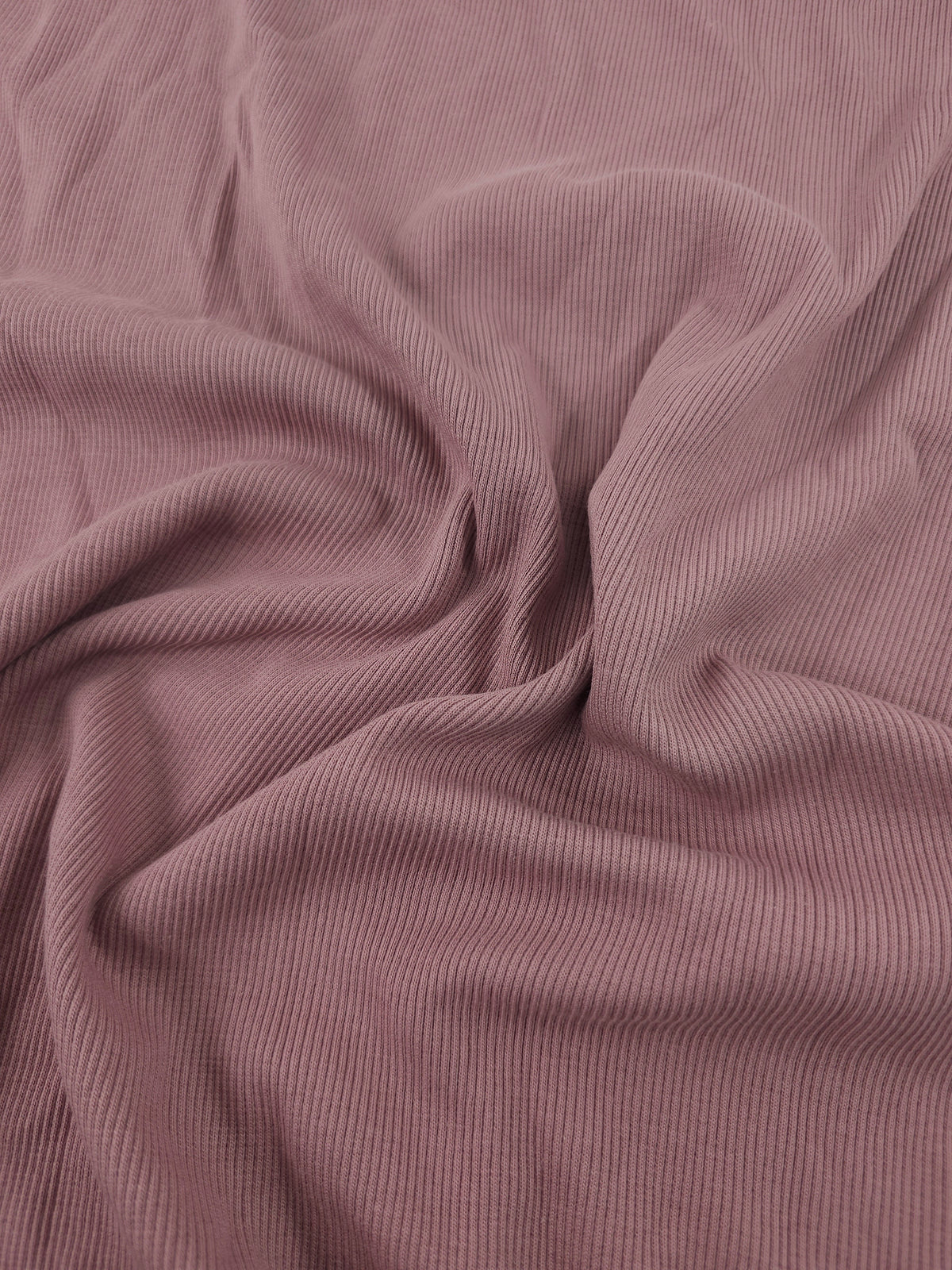 Pinky Mauve Tubular Ribbing
