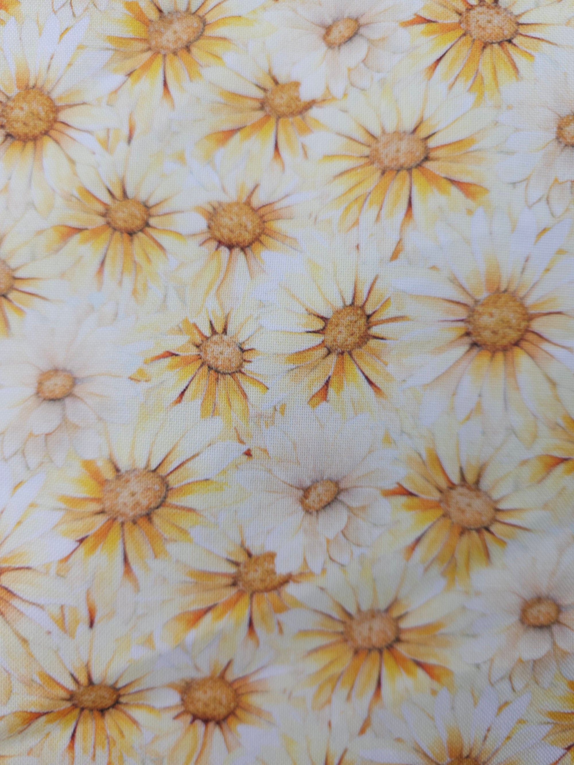 Vintage Daisy Field 100% Cotton
