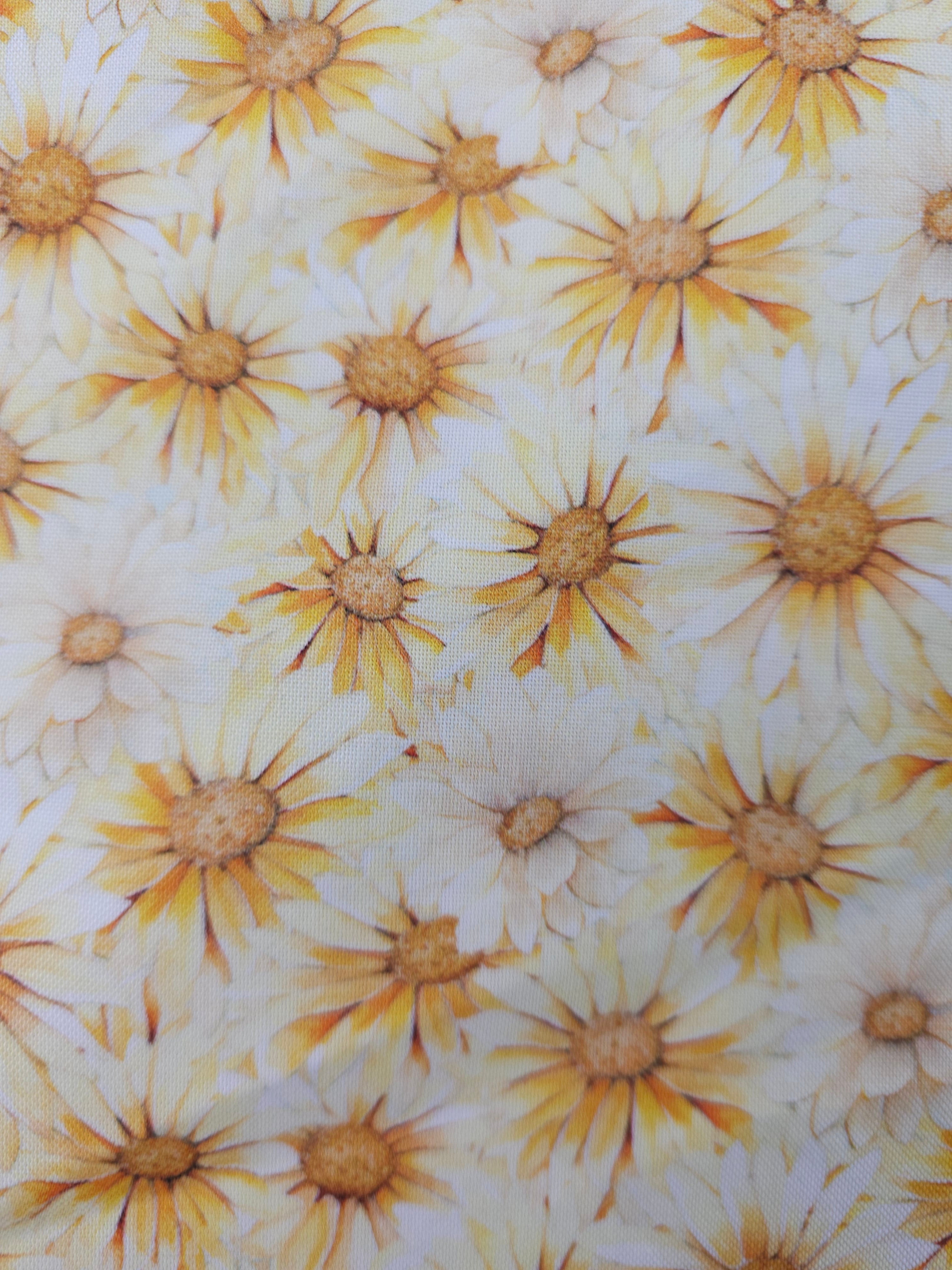 Vintage Daisy Field 100% Cotton