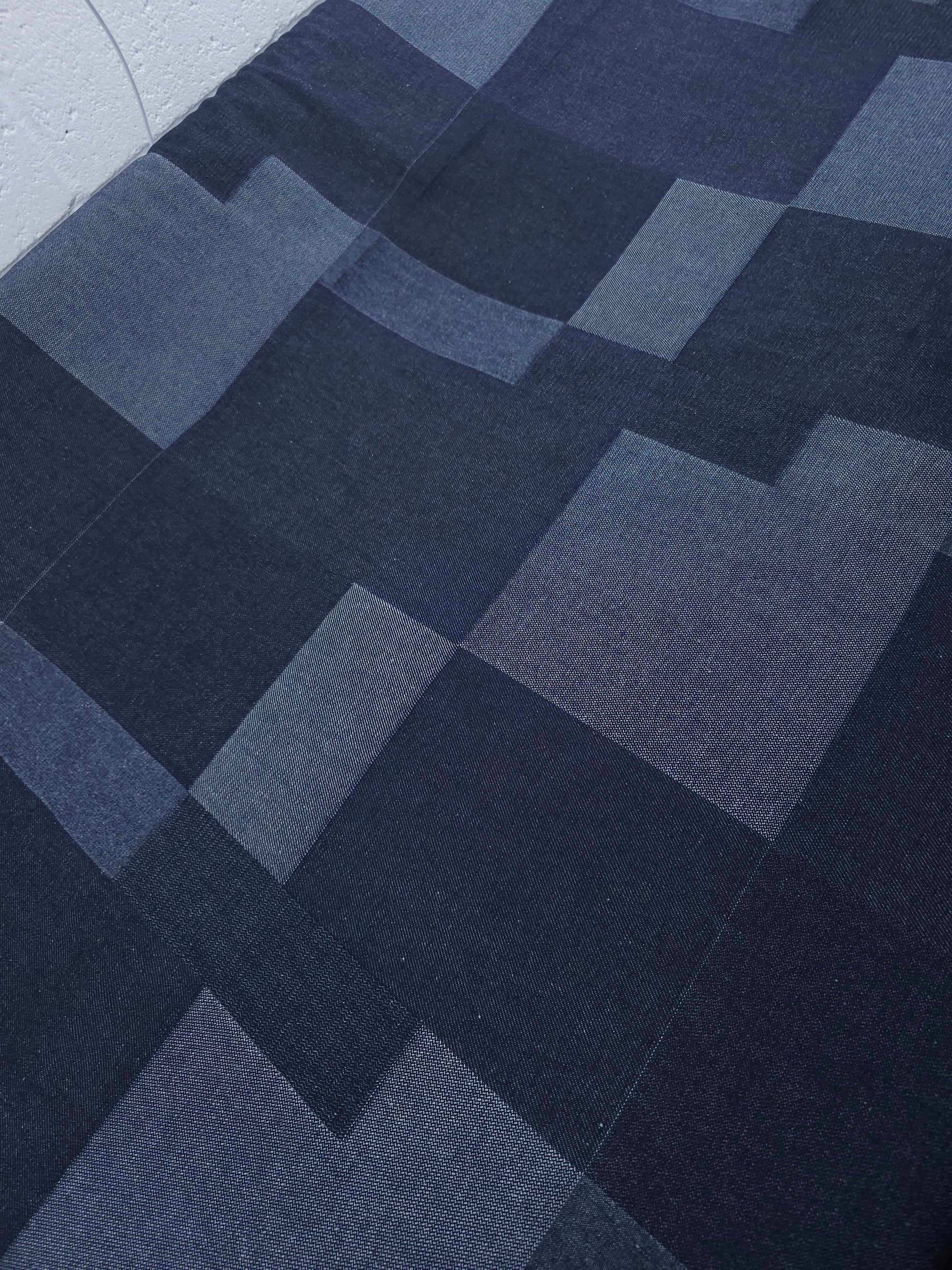 Navy Patchwork Denim