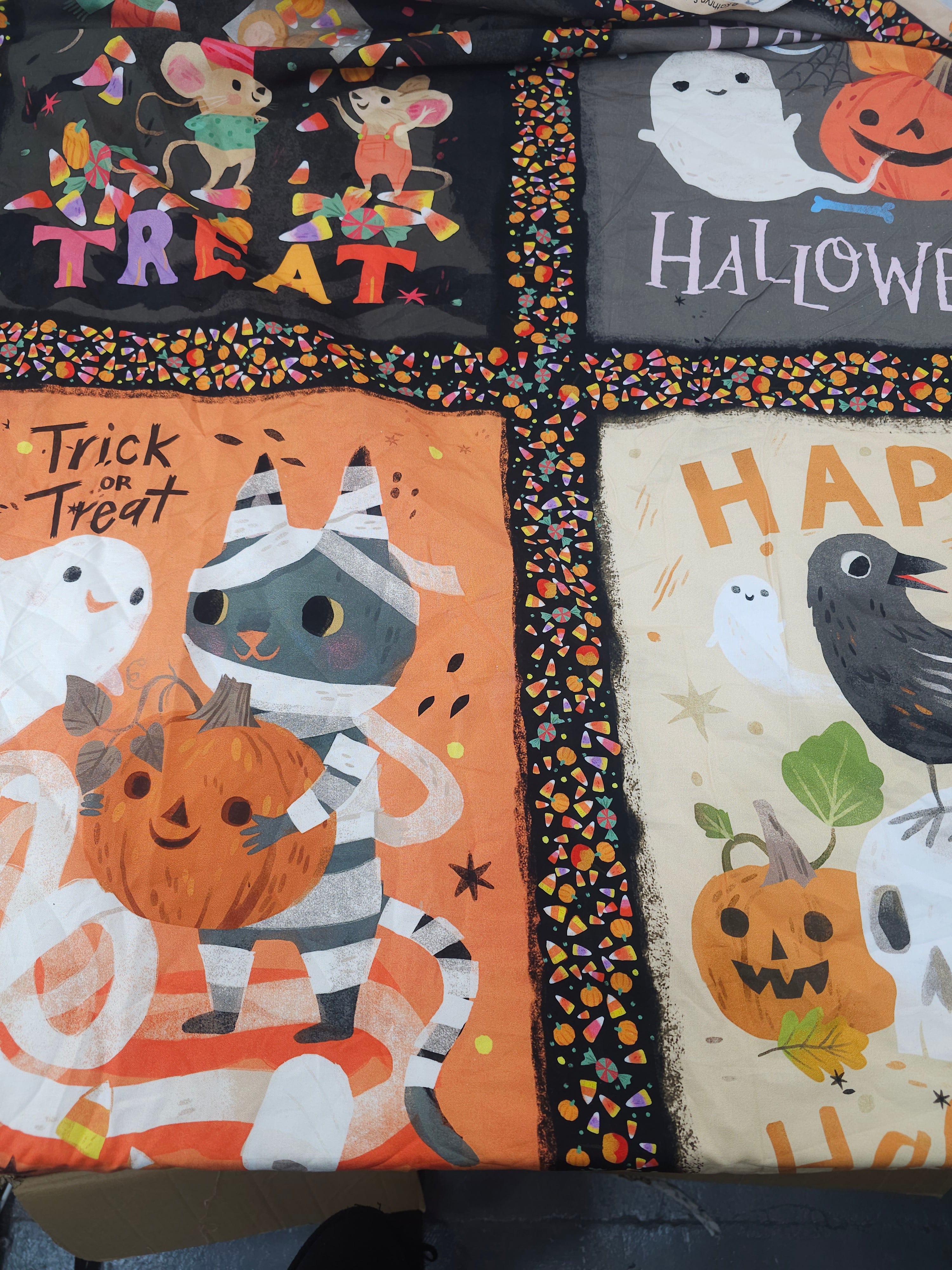 Halloween Cotton panel- 1.3m piece