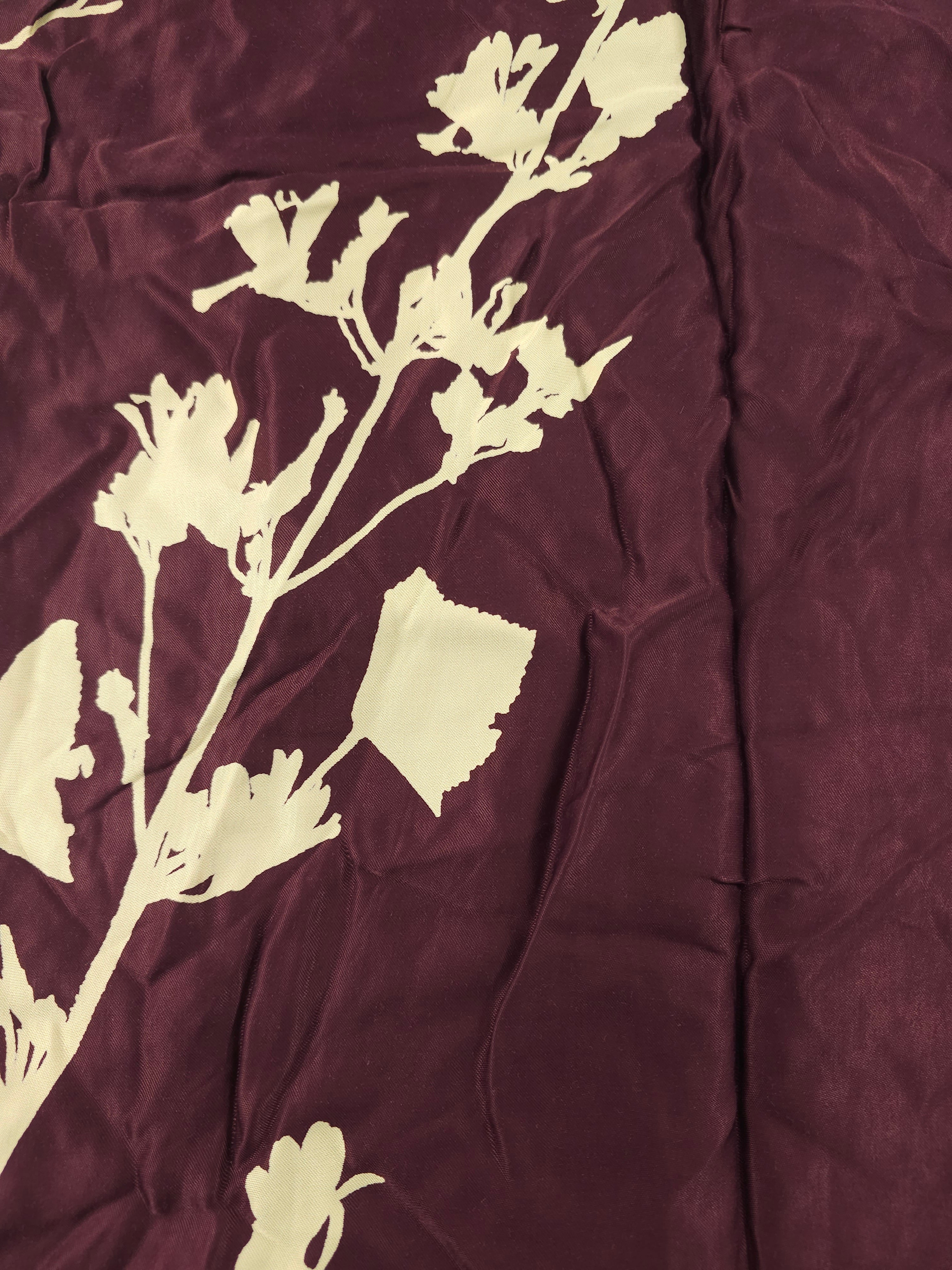 Wine fauna Viscose sateen- 1.6m piece