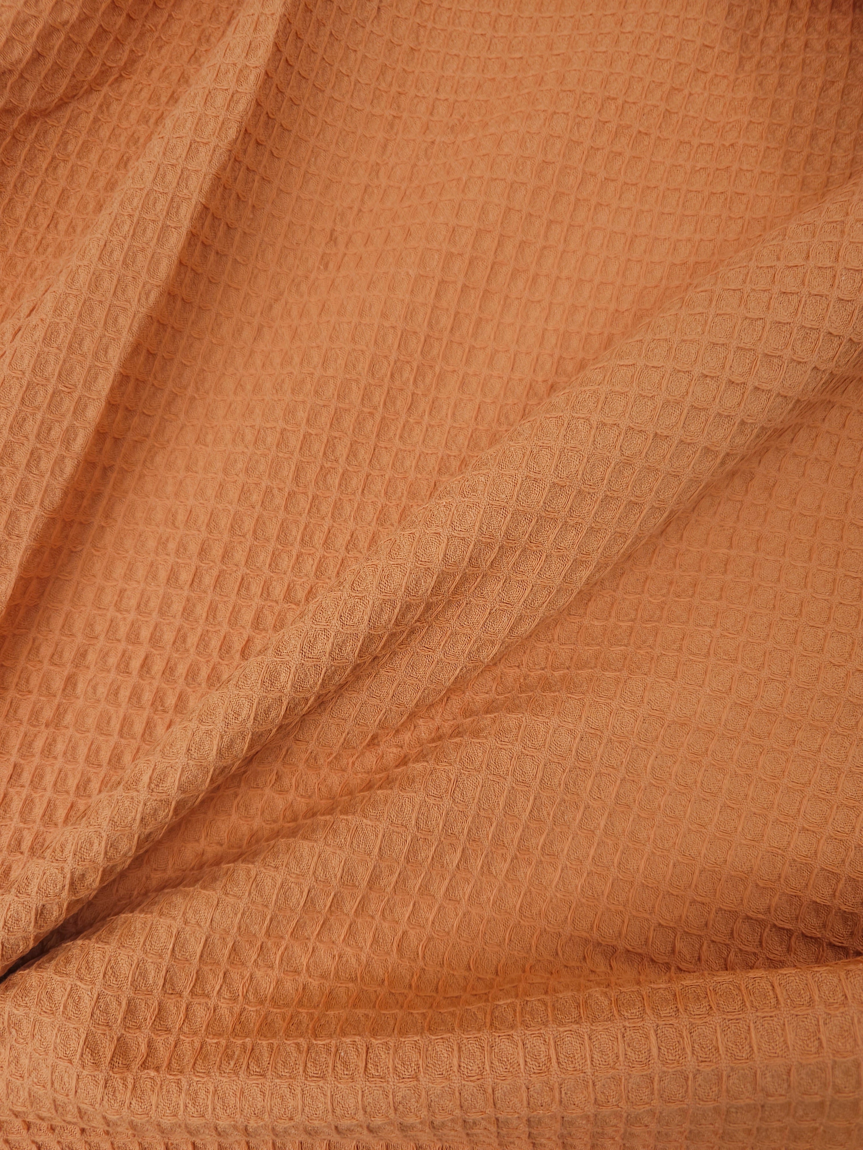 Orange Waffle Cotton