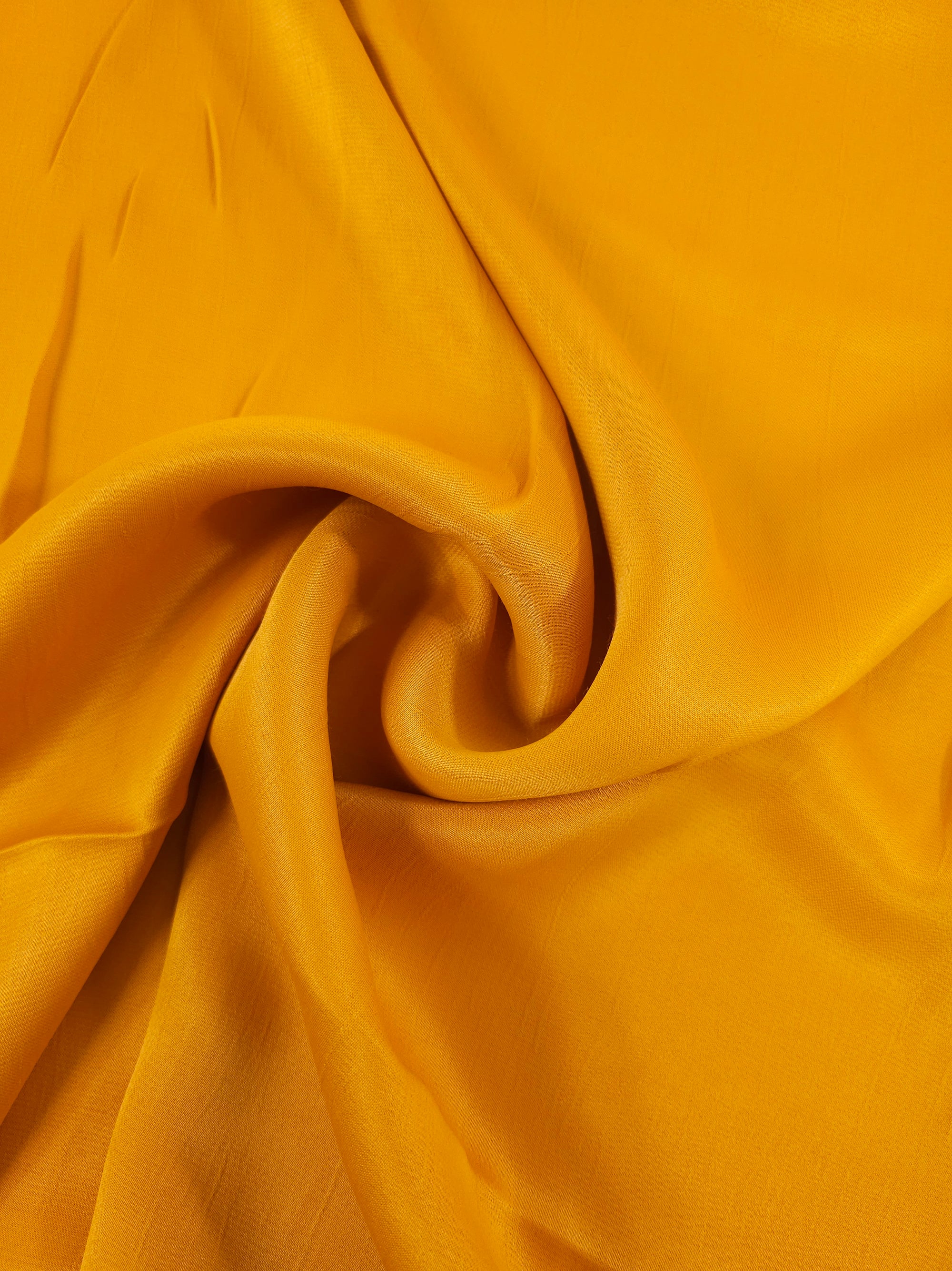 Antique Yellow Gold Crepe Backed Viscose Satin
