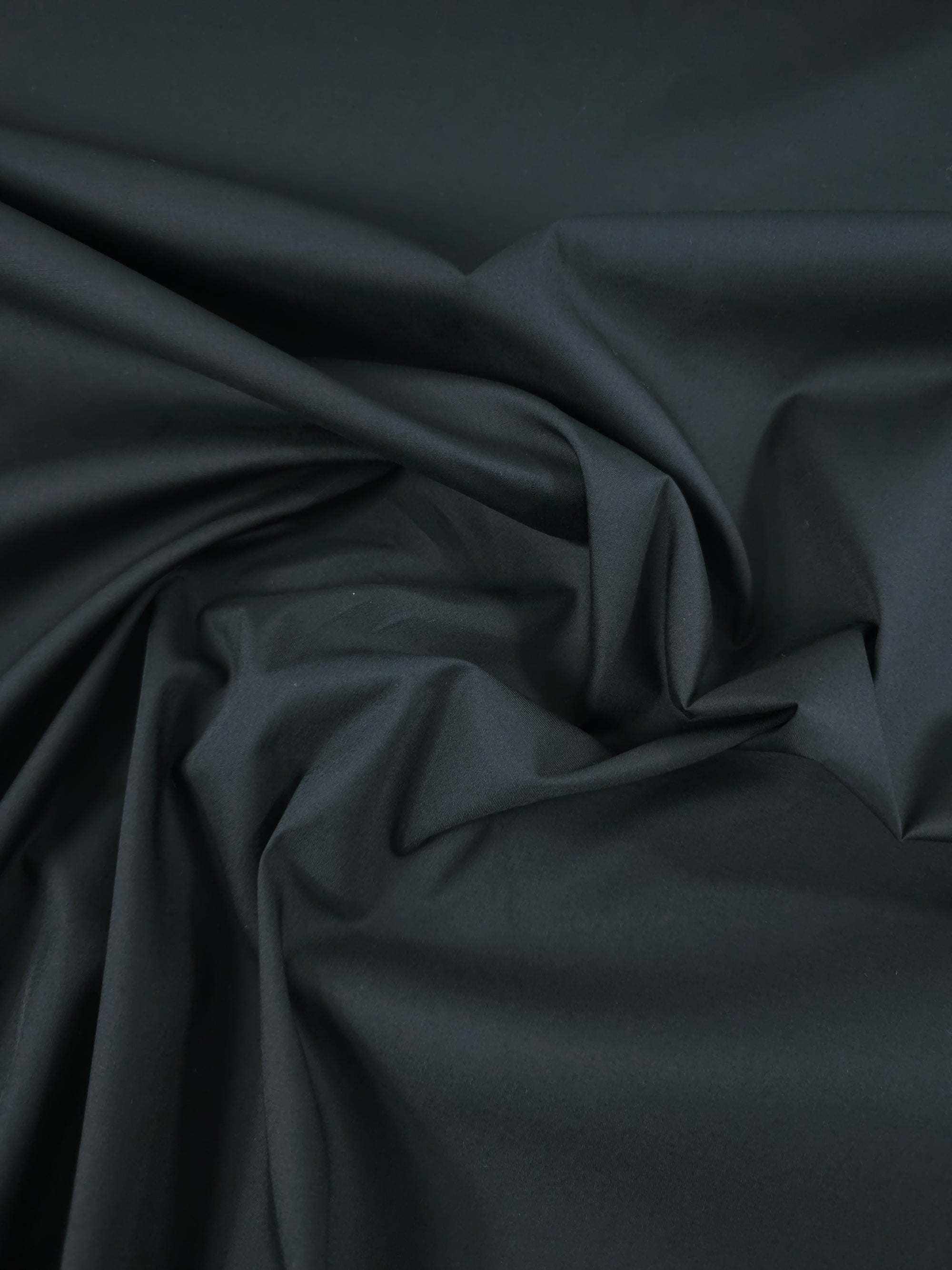 Black Poly Cotton