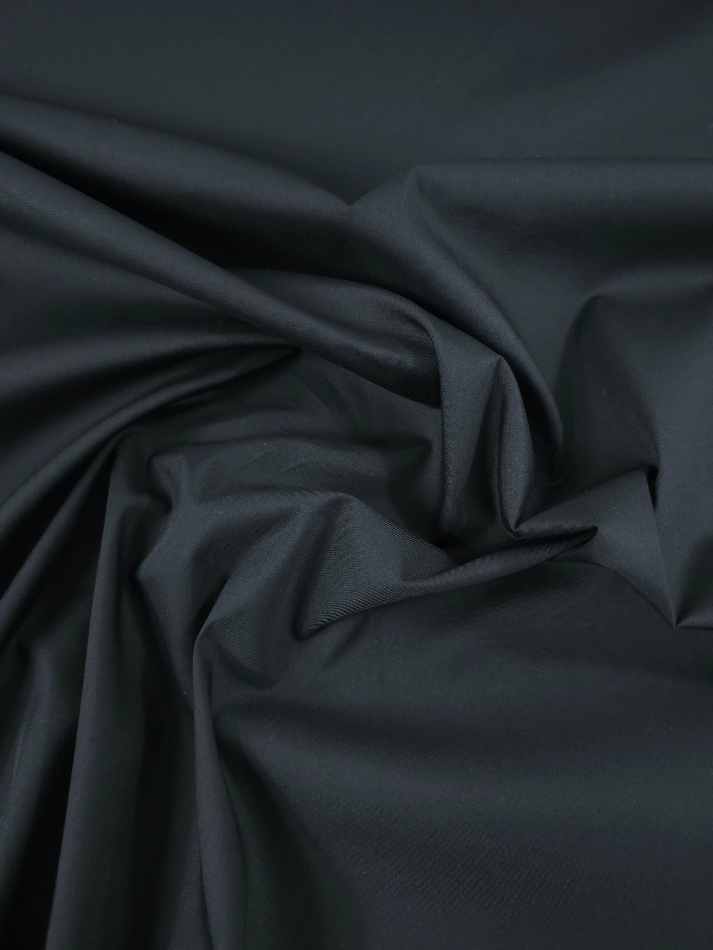 Black Poly Cotton