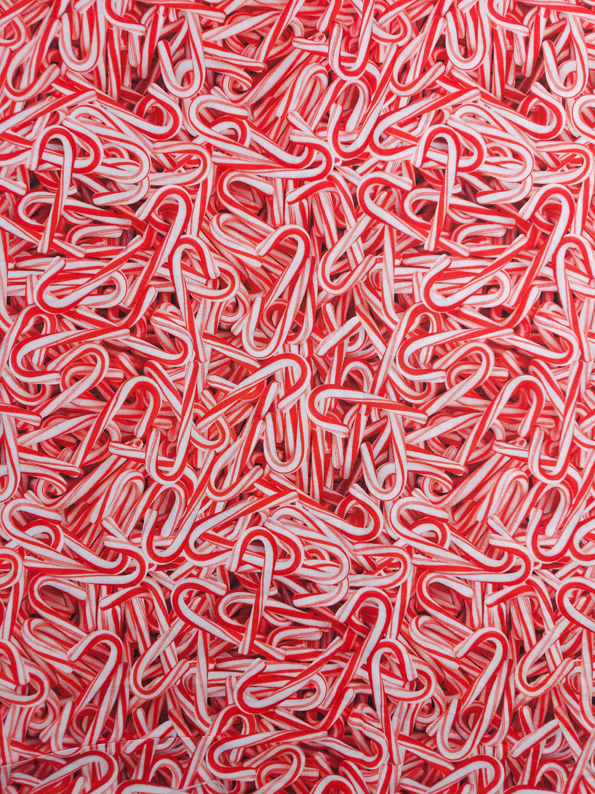 Candy Cane Land Cotton - 1.1m Piece