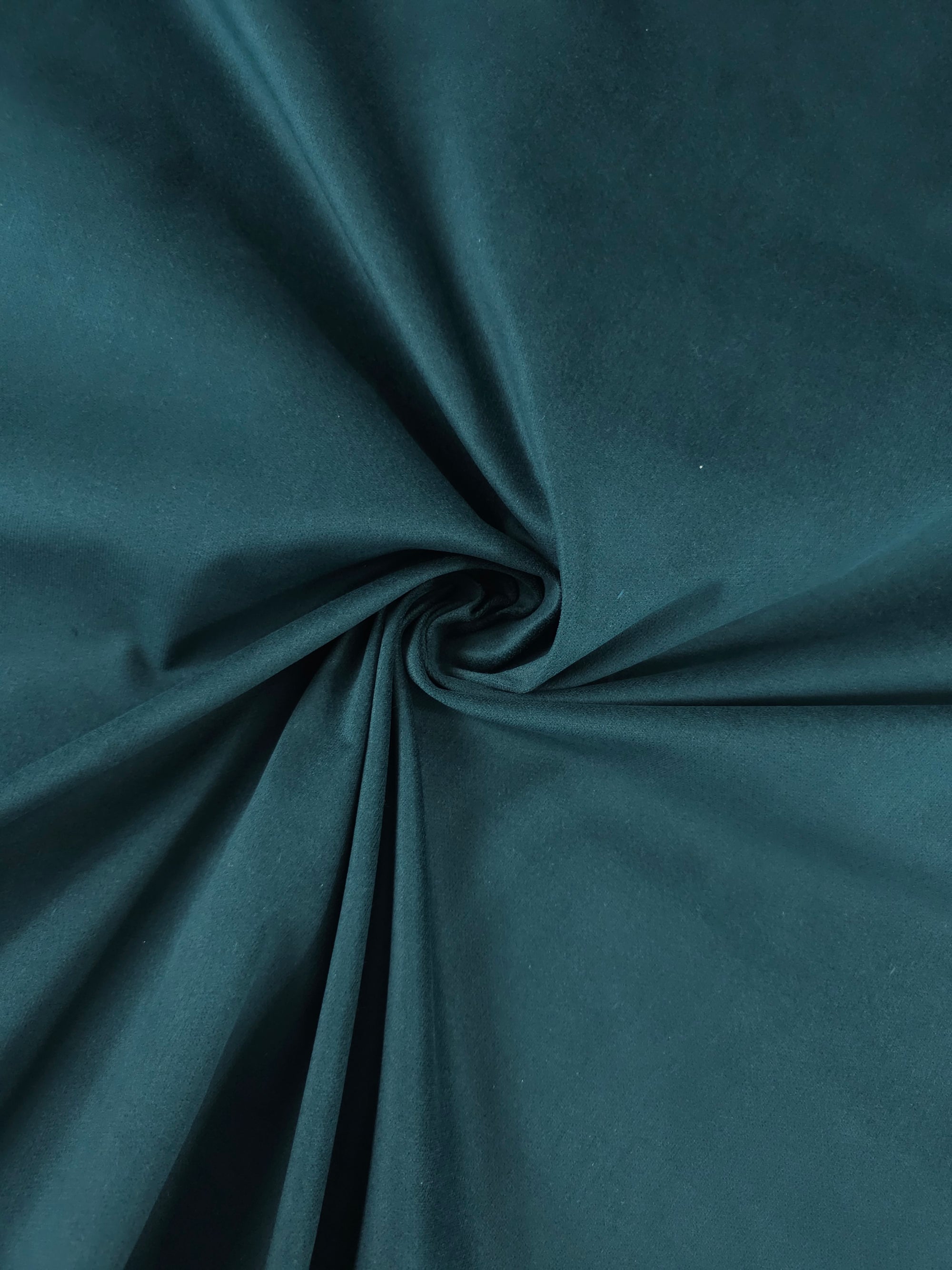 Deep Teal Cotton Velvet